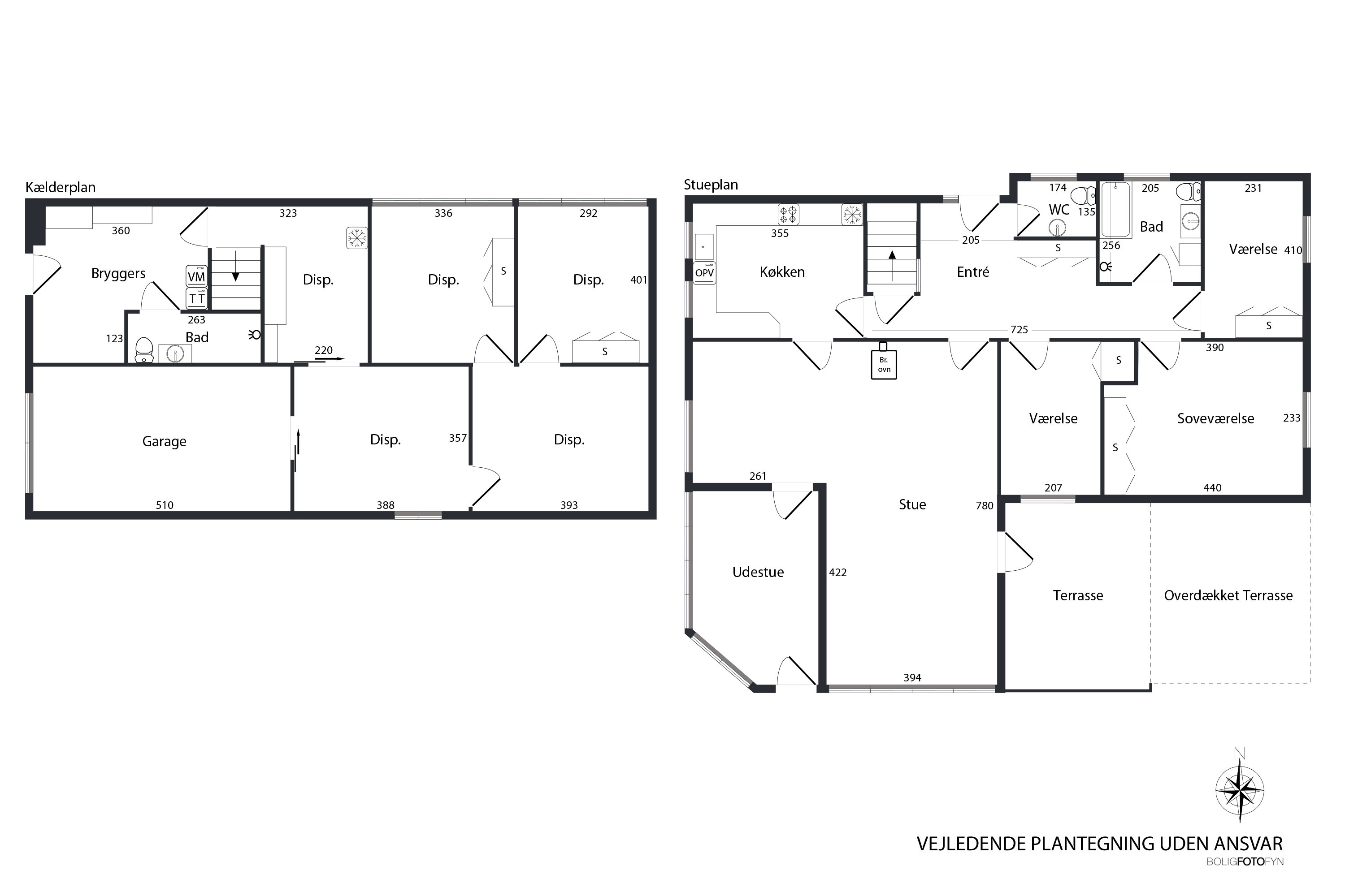 Plantegninger billede af Mølleløkken 34, 5300 Kerteminde