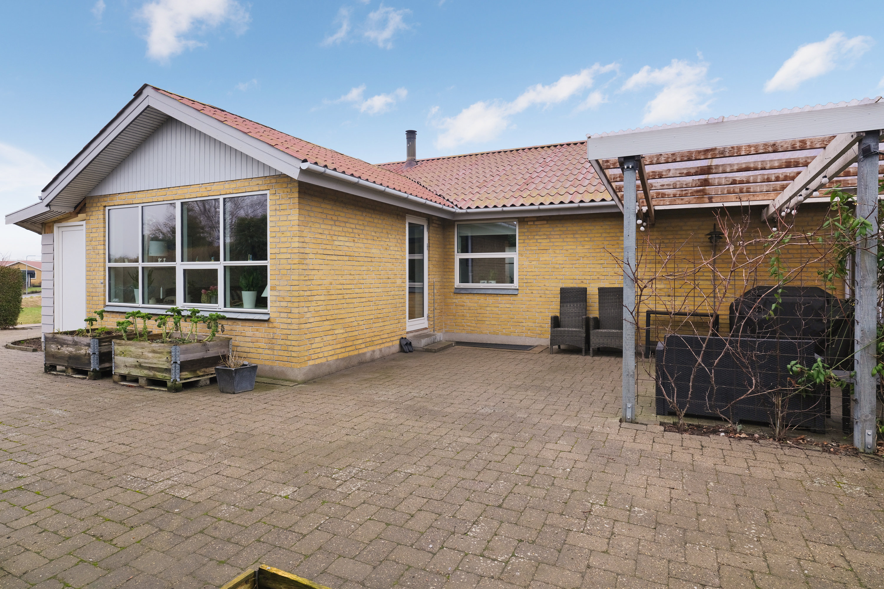 Fremhævet terrasse billede i fuldskærmstilstand. Billede af Mølleløkken 34, 5300 Kerteminde