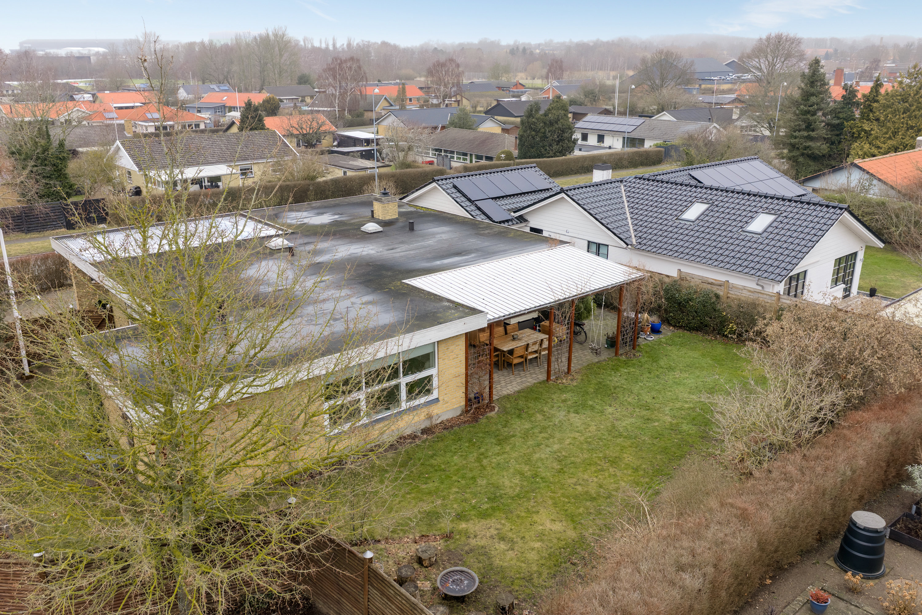 Fremhævet luftfoto billede i fuldskærmstilstand. Billede af Fjordvej 163, 5330 Munkebo