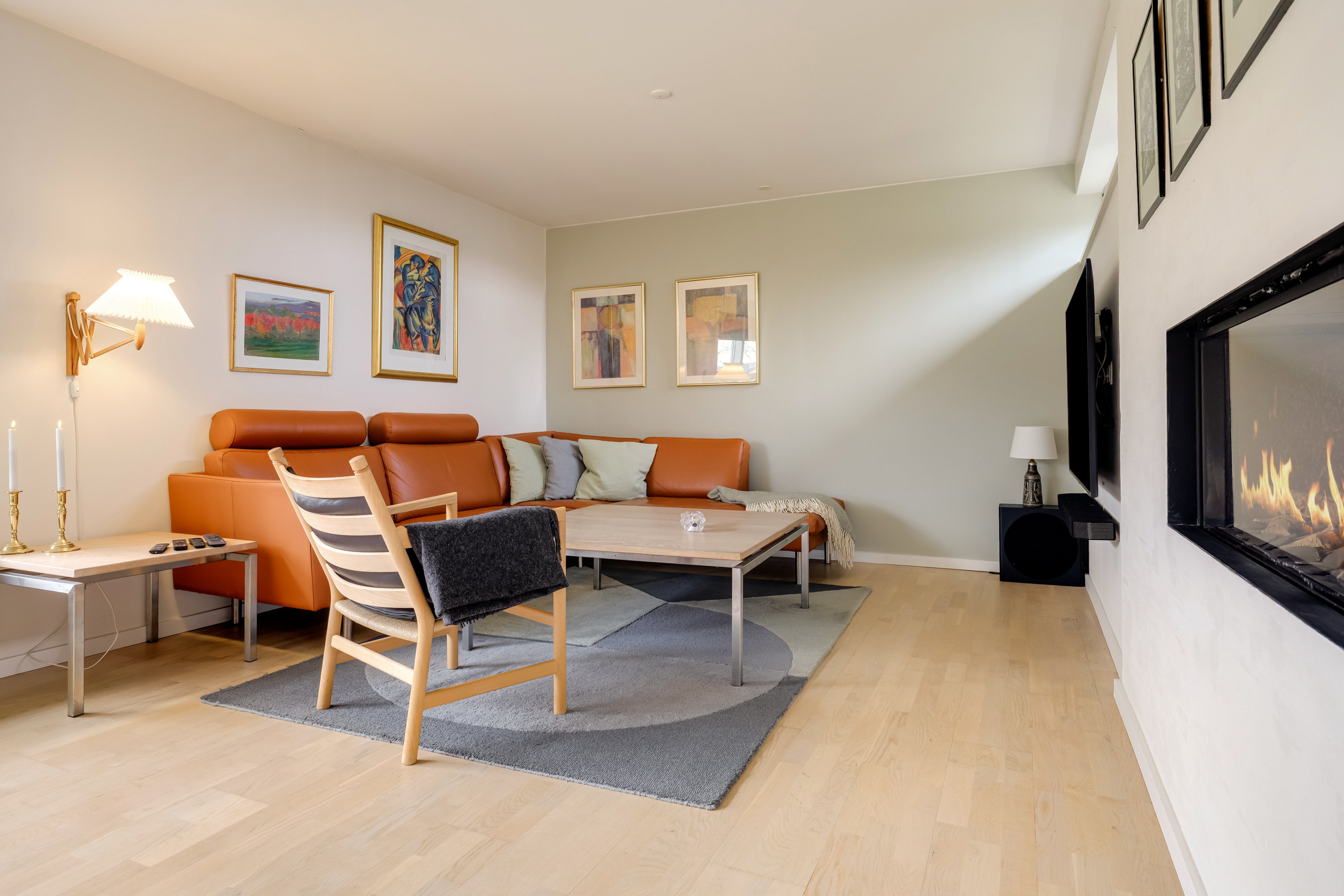 Fremhævet stue billede i fuldskærmstilstand. Billede af Fjordvej 163, 5330 Munkebo