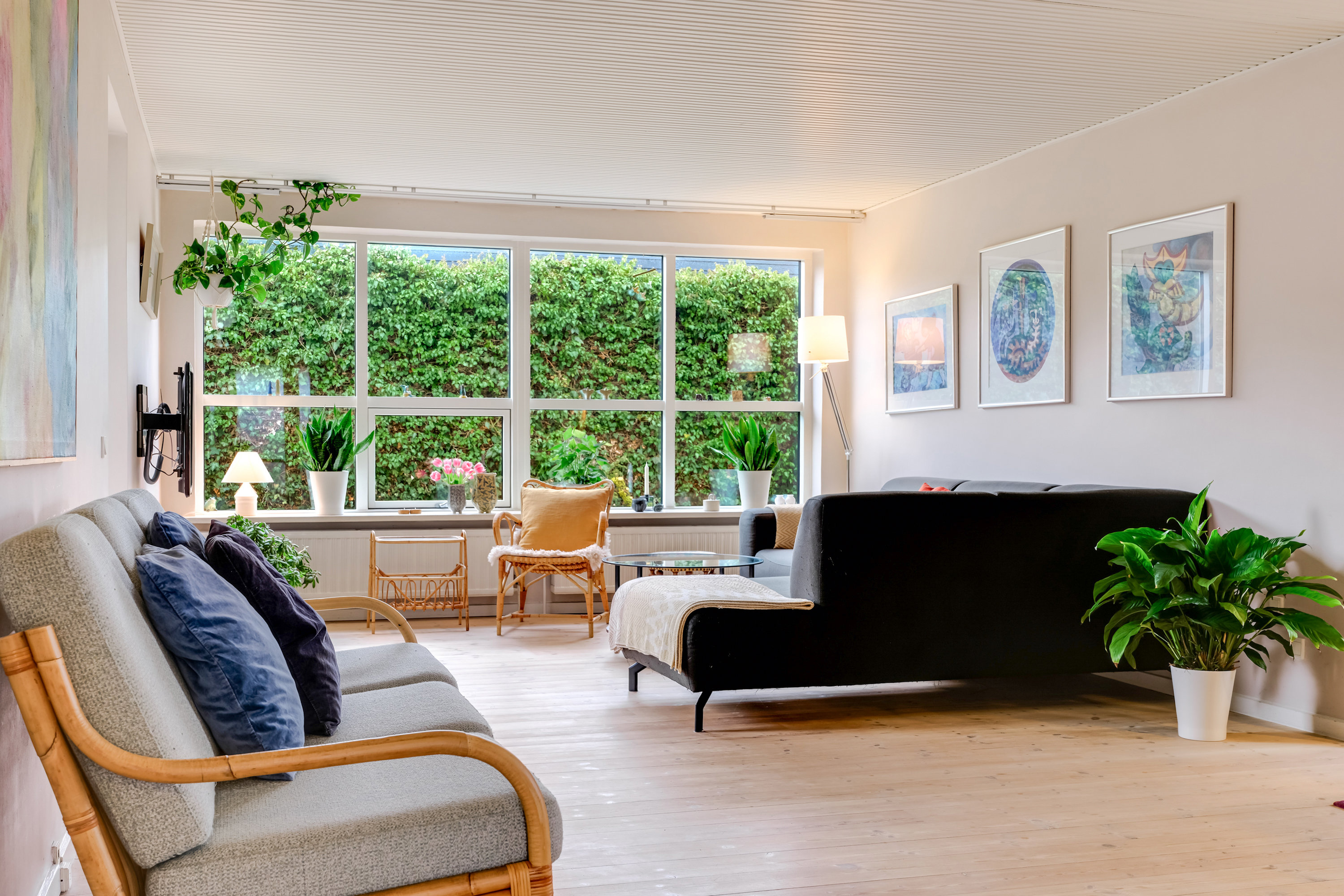 Fremhævet stue billede i fuldskærmstilstand. Billede af Mølleløkken 34, 5300 Kerteminde