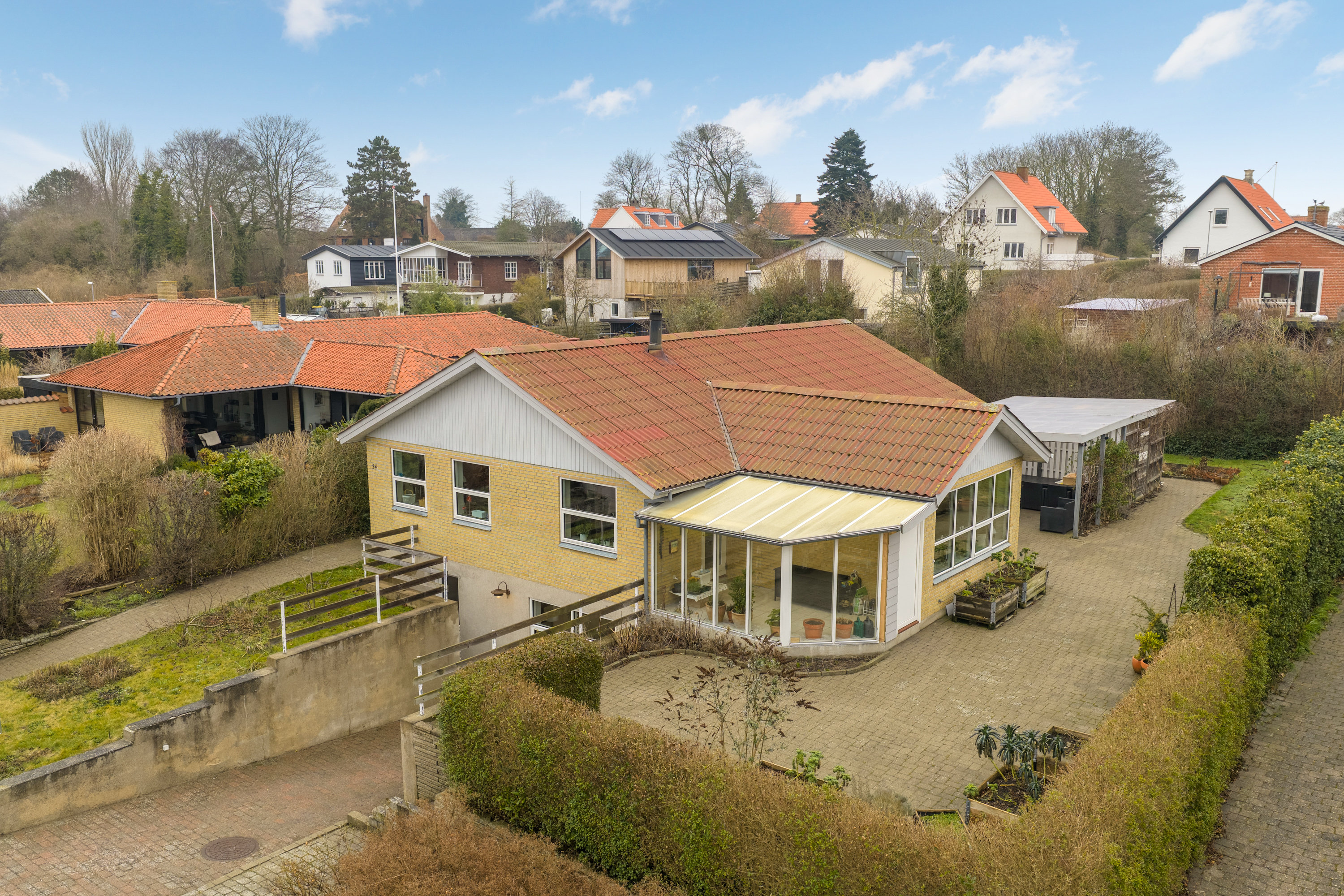 Miniaturebillede 1: facade. Billede af Mølleløkken 34, 5300 Kerteminde