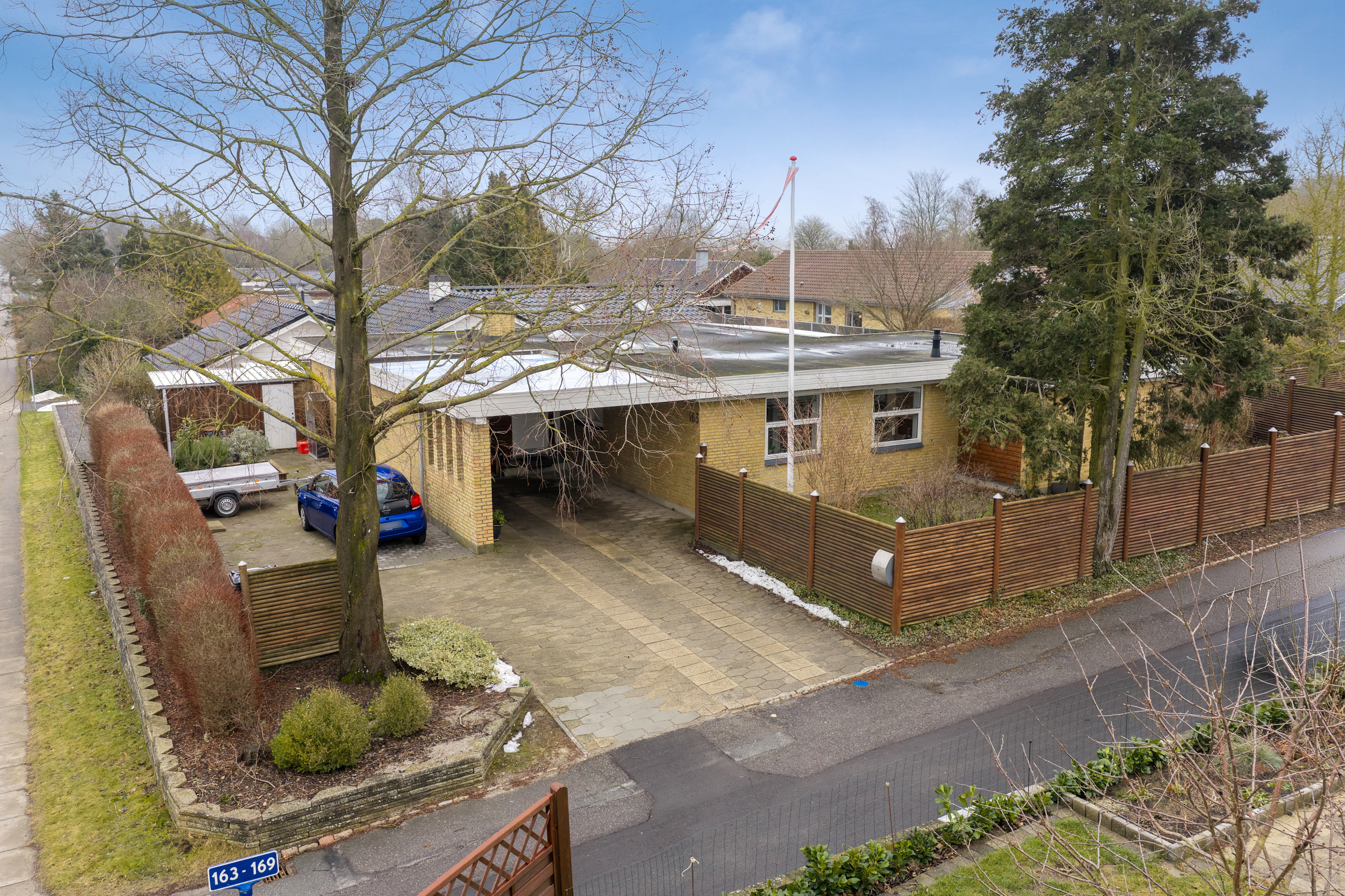 Villa: Facade på Fjordvej 163, 5330 Munkebo