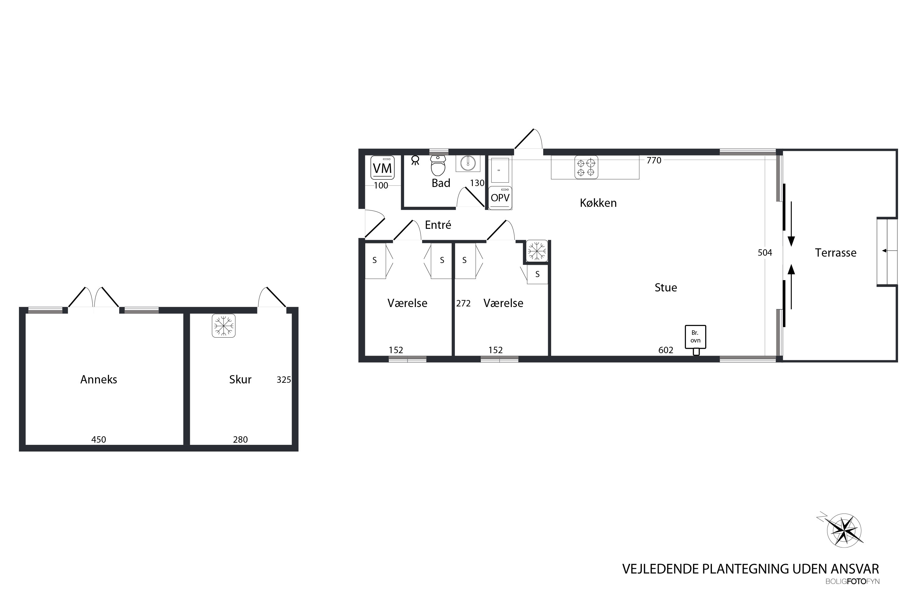 Plantegninger billede af Skovkrogen 36, Skovkrogen, 5683 Haarby