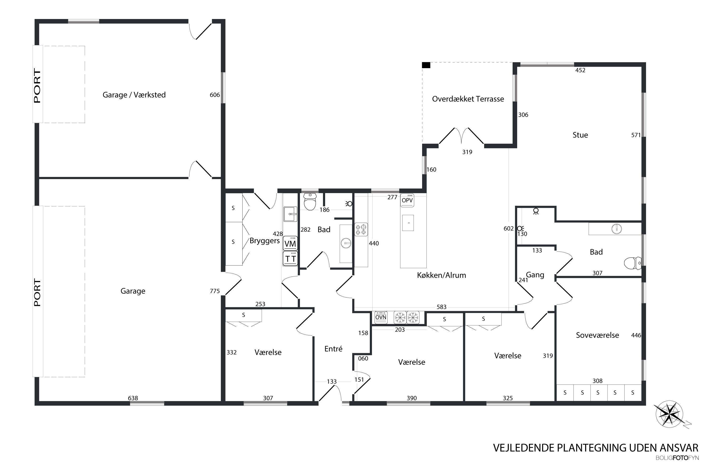 Plantegninger billede af Fjordmarken 17, Skrillinge, 5500 Middelfart