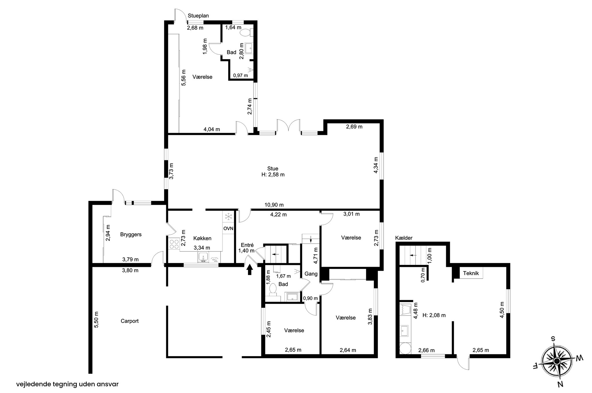 Plantegninger billede af Hummeltoftevej 107, 2830 Virum