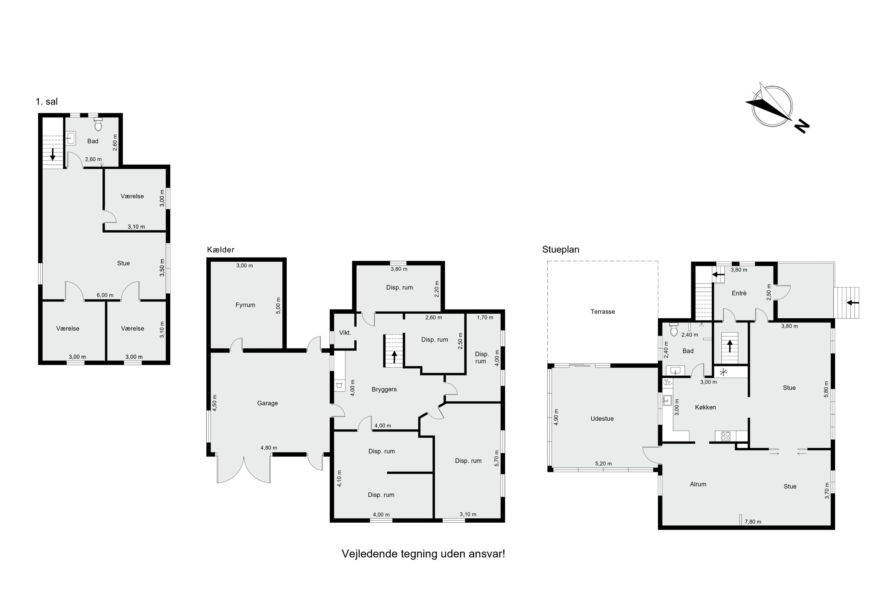 Plantegninger billede af Fårupvej 26, 8840 Rødkærsbro