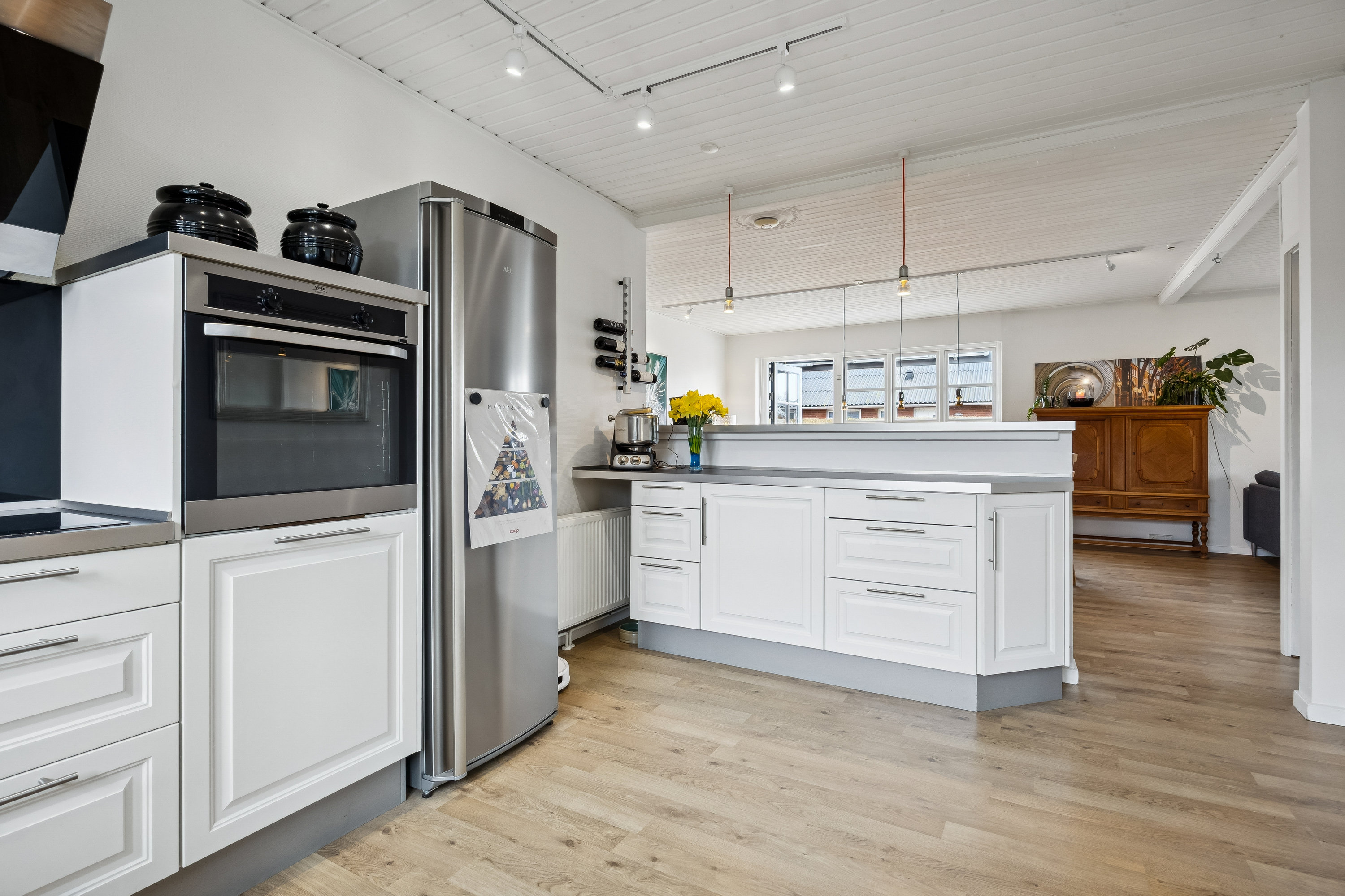 Fremhævet køkken billede i fuldskærmstilstand. Billede af Møllemarksvej 10, 4291 Ruds Vedby