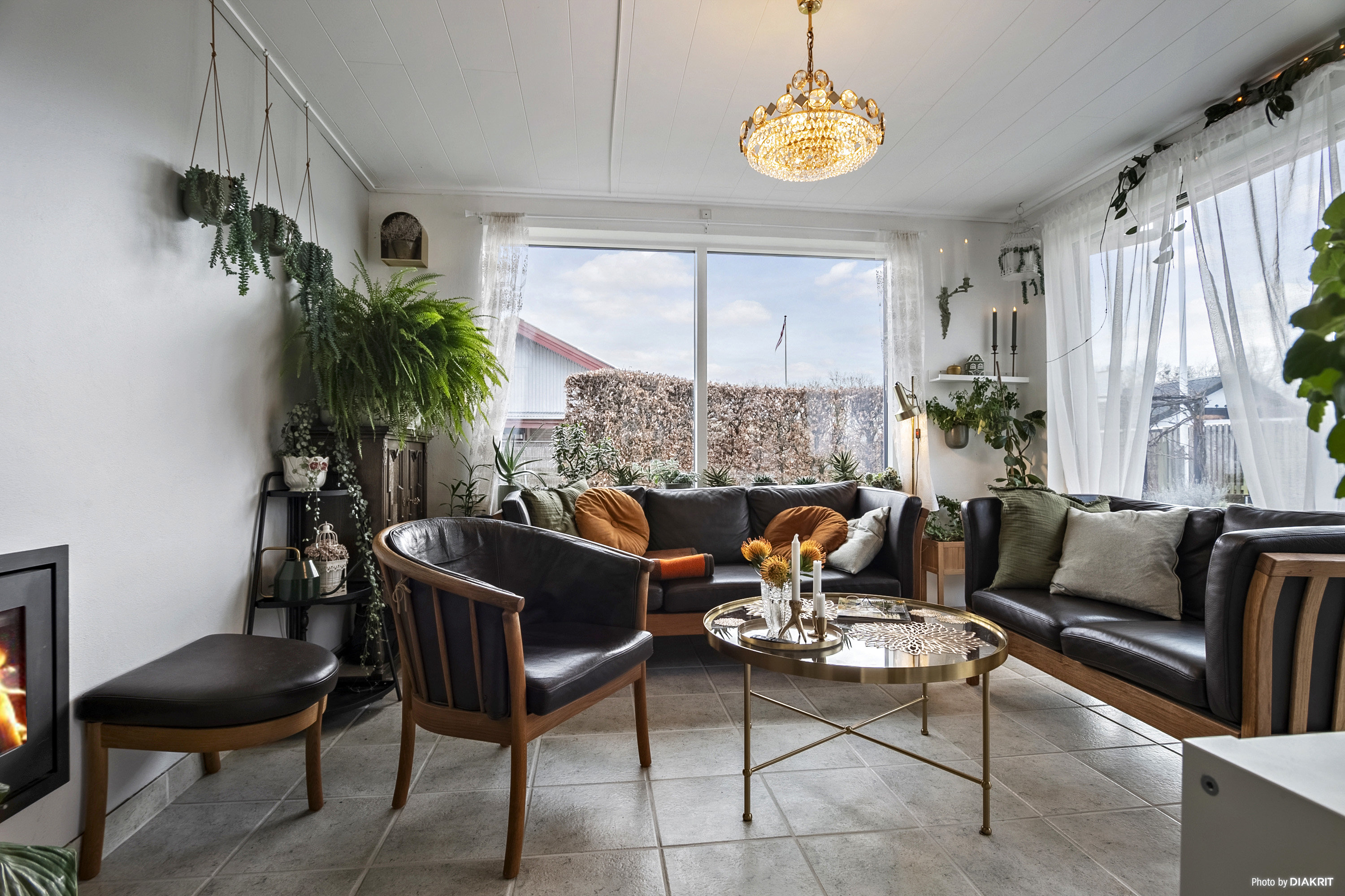 Fremhævet stue billede i fuldskærmstilstand. Billede af Skovbovej 40, 4632 Bjæverskov