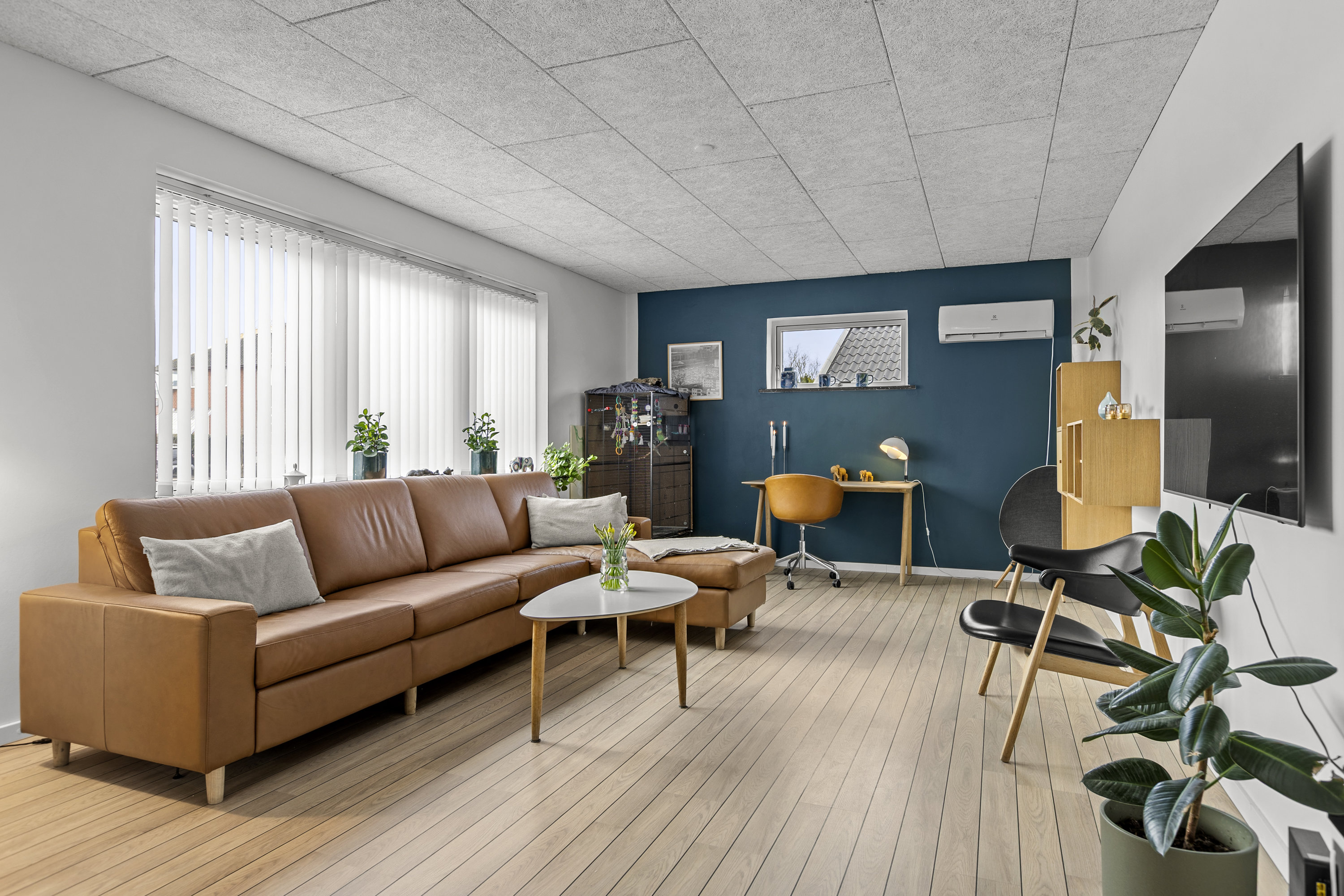 Fremhævet stue billede i fuldskærmstilstand. Billede af Skovvej 95, 4220 Korsør