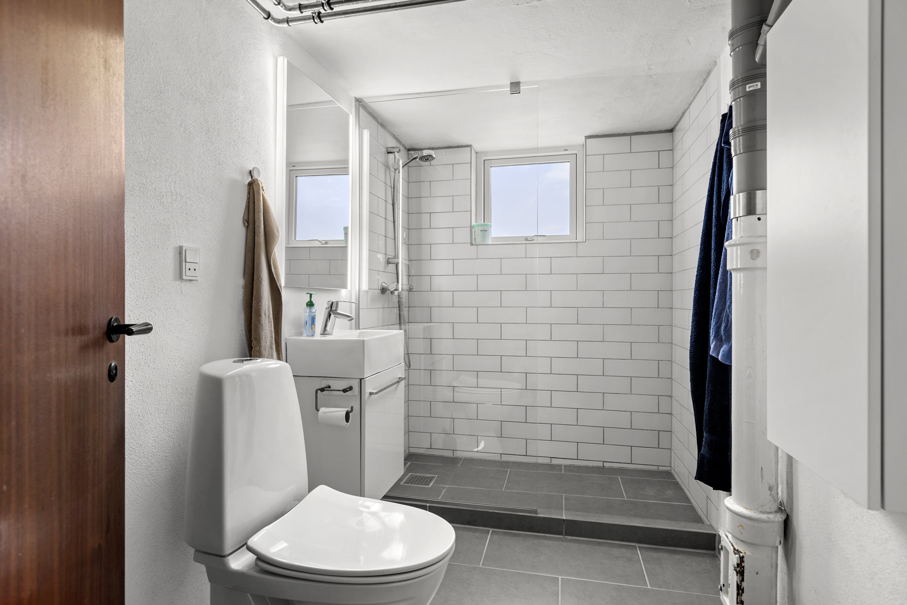 Fremhævet badeværelse billede i fuldskærmstilstand. Billede af Skovvej 95, 4220 Korsør