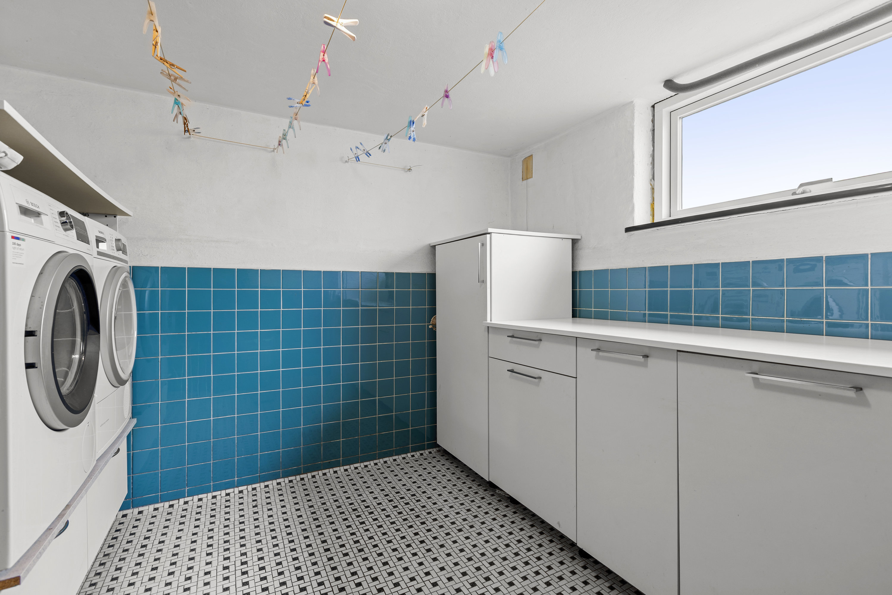 Fremhævet vaskerum billede i fuldskærmstilstand. Billede af Skovvej 95, 4220 Korsør