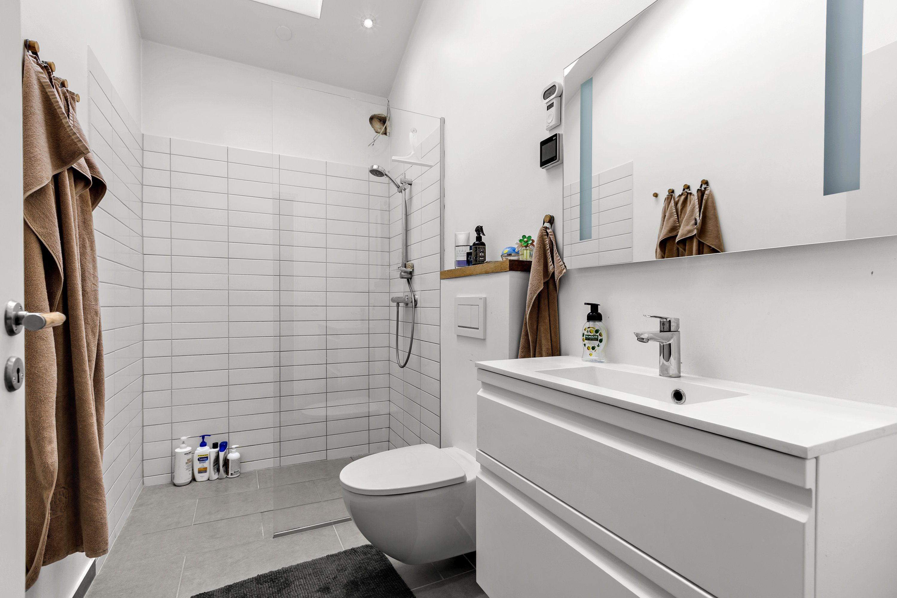 Fremhævet badeværelse billede i fuldskærmstilstand. Billede af Skovvej 95, 4220 Korsør