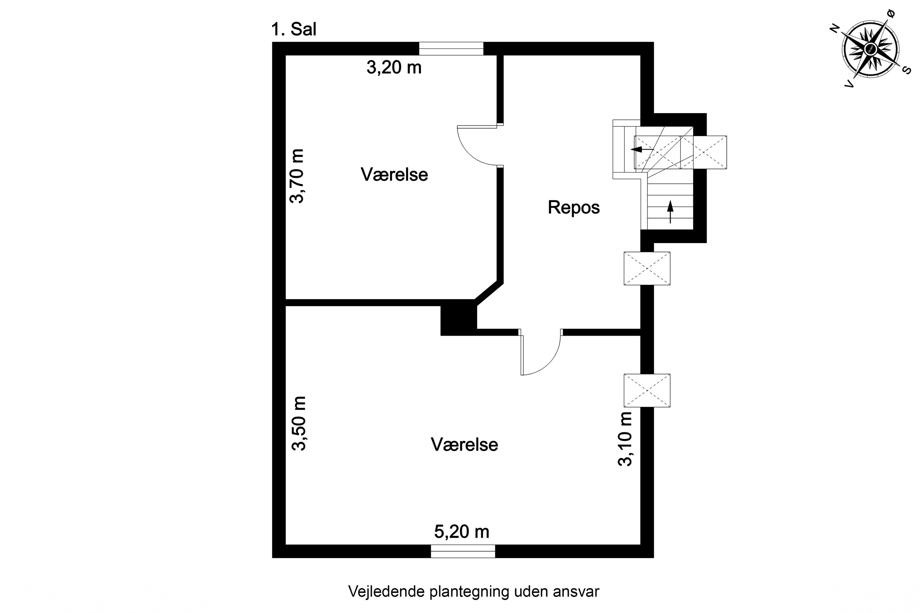 Plantegninger billede af Kirkestien 3, 5856 Ryslinge
