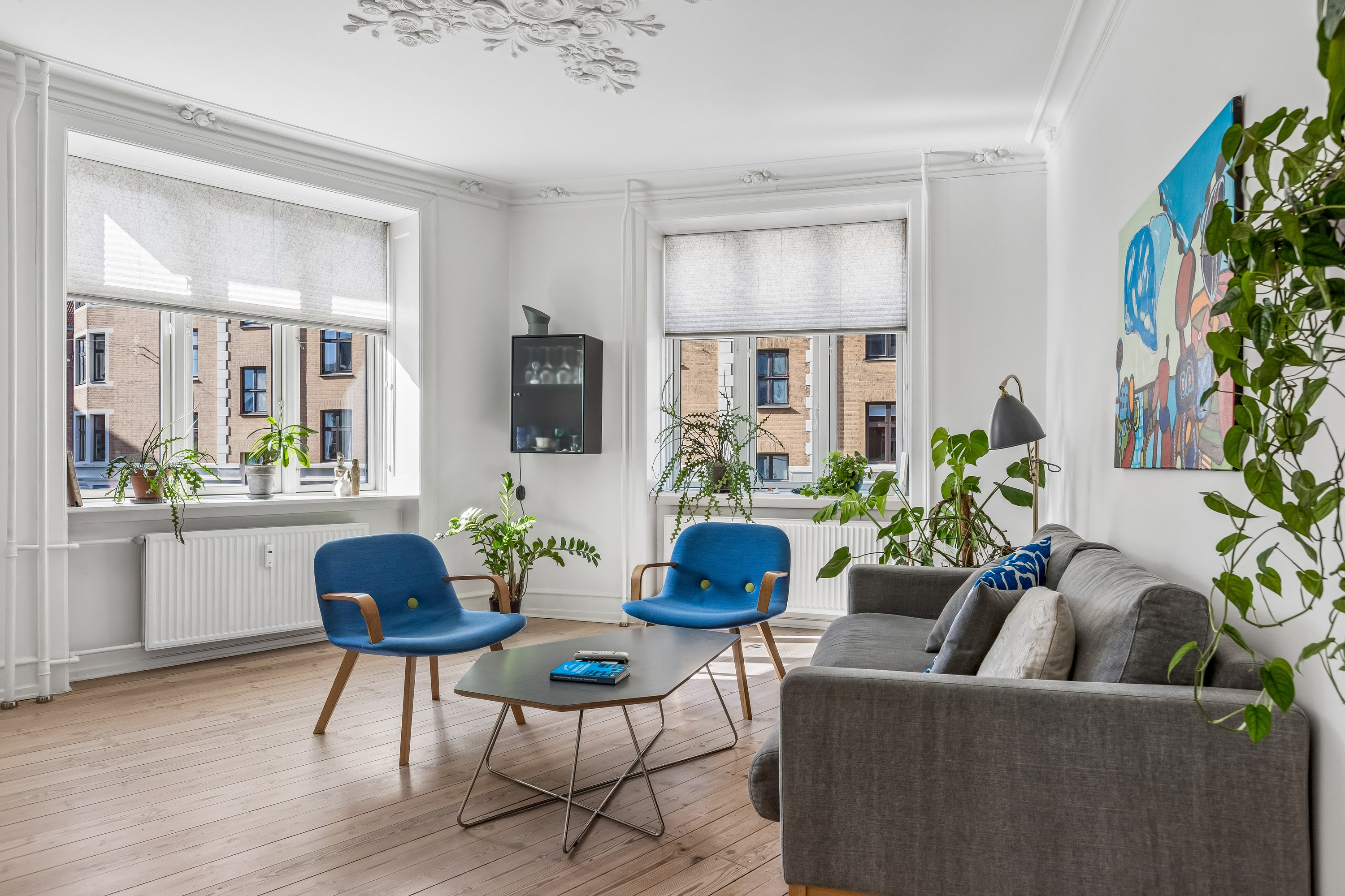 Fremhævet stue billede i fuldskærmstilstand. Billede af Reykjaviksgade 5, 1. th., 2300 København S