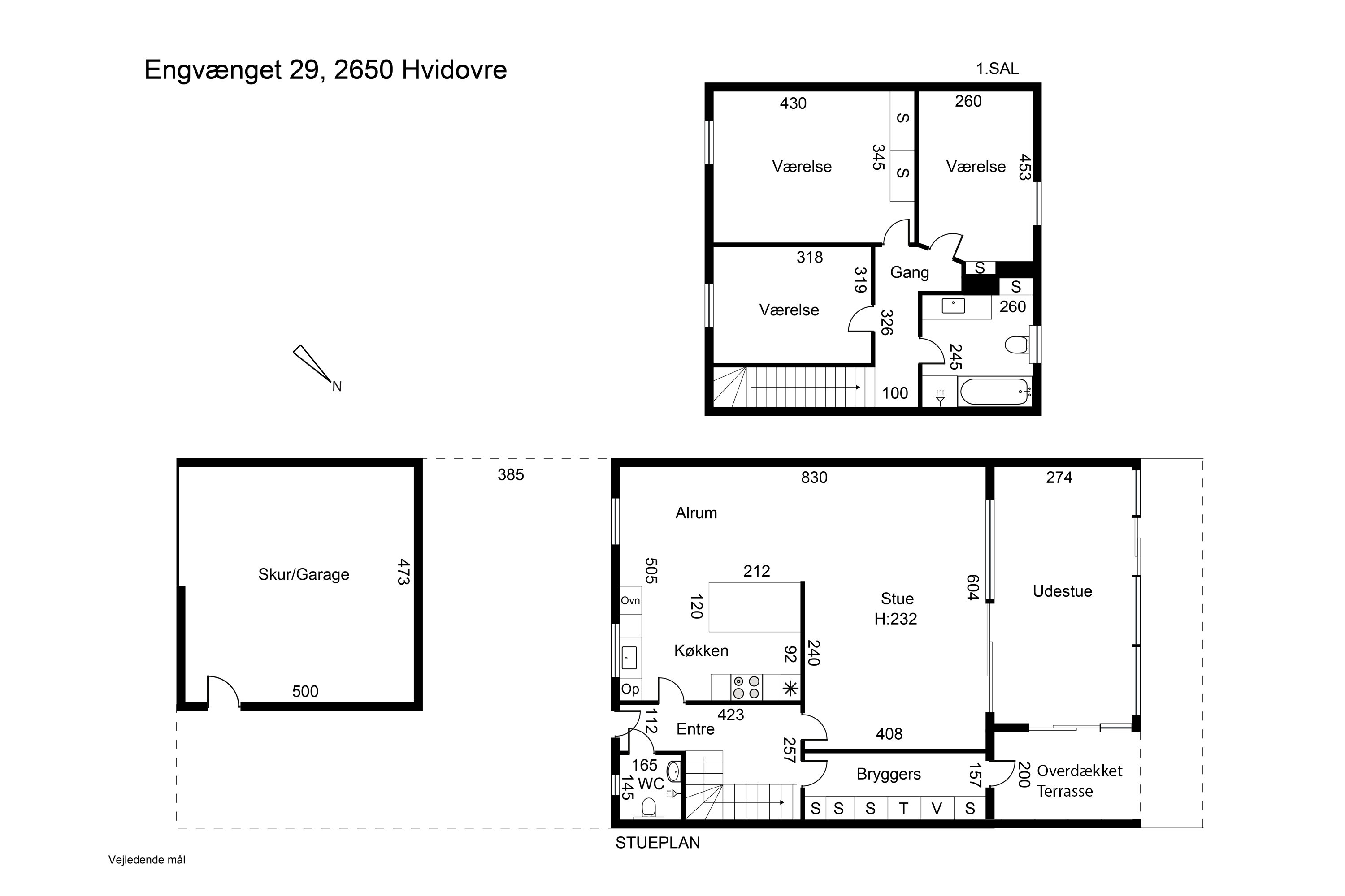 Plantegninger billede af Engvænget 29, 2650 Hvidovre