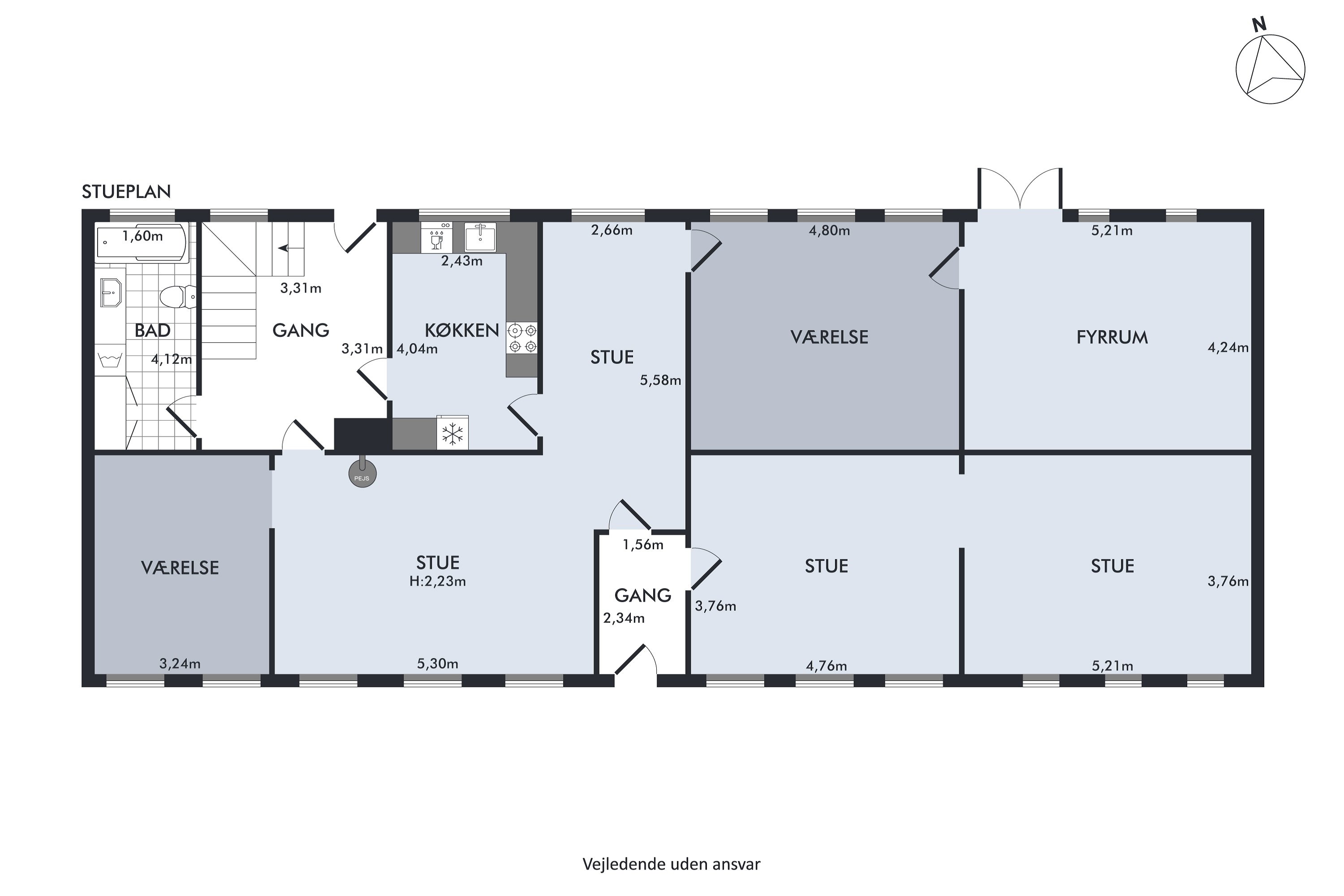 Plantegninger billede af Engmosen 2, Lysabild, 6470 Sydals