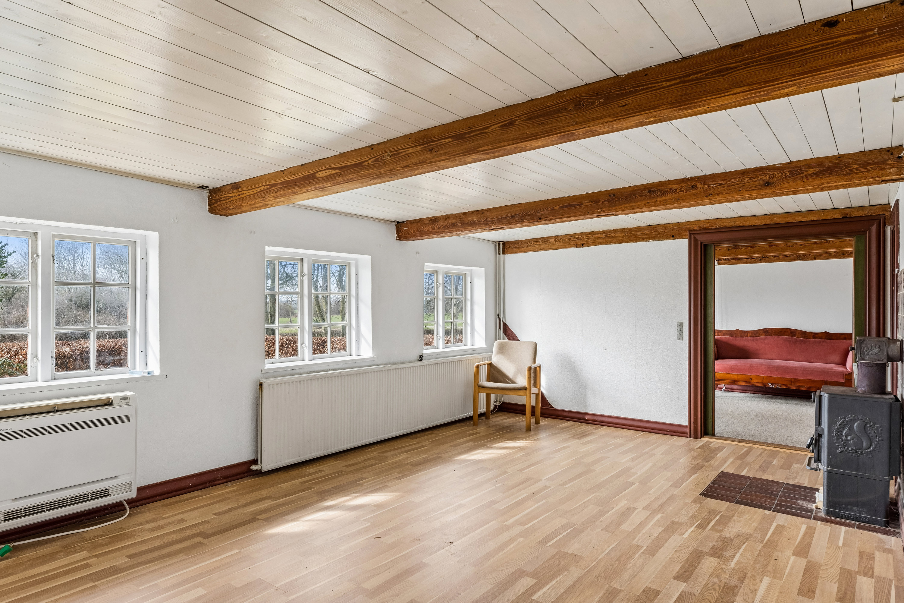 Fremhævet stue billede i fuldskærmstilstand. Billede af Engmosen 2, Lysabild, 6470 Sydals