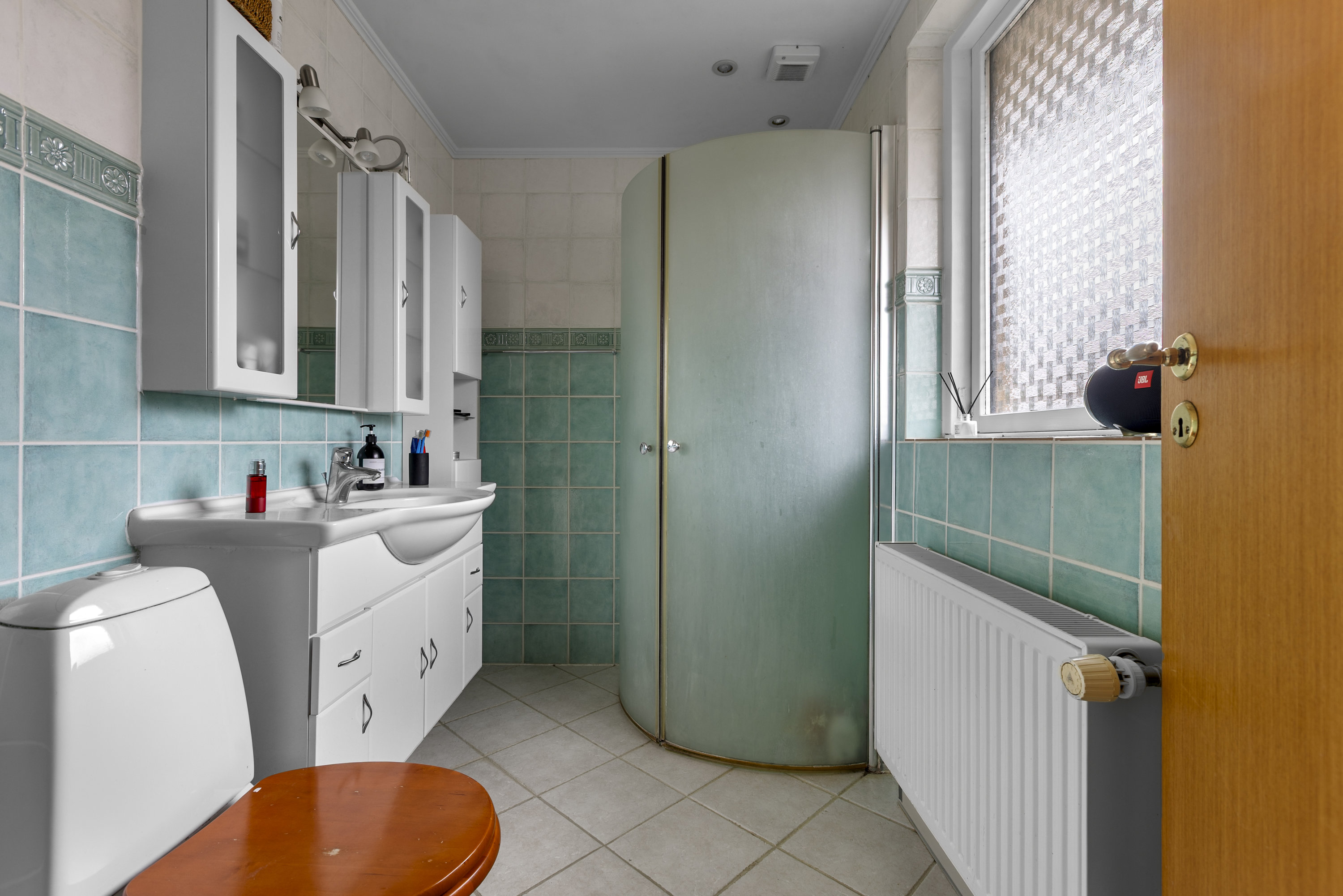 Fremhævet badeværelse billede i fuldskærmstilstand. Billede af Tovesvej 34, 4220 Korsør