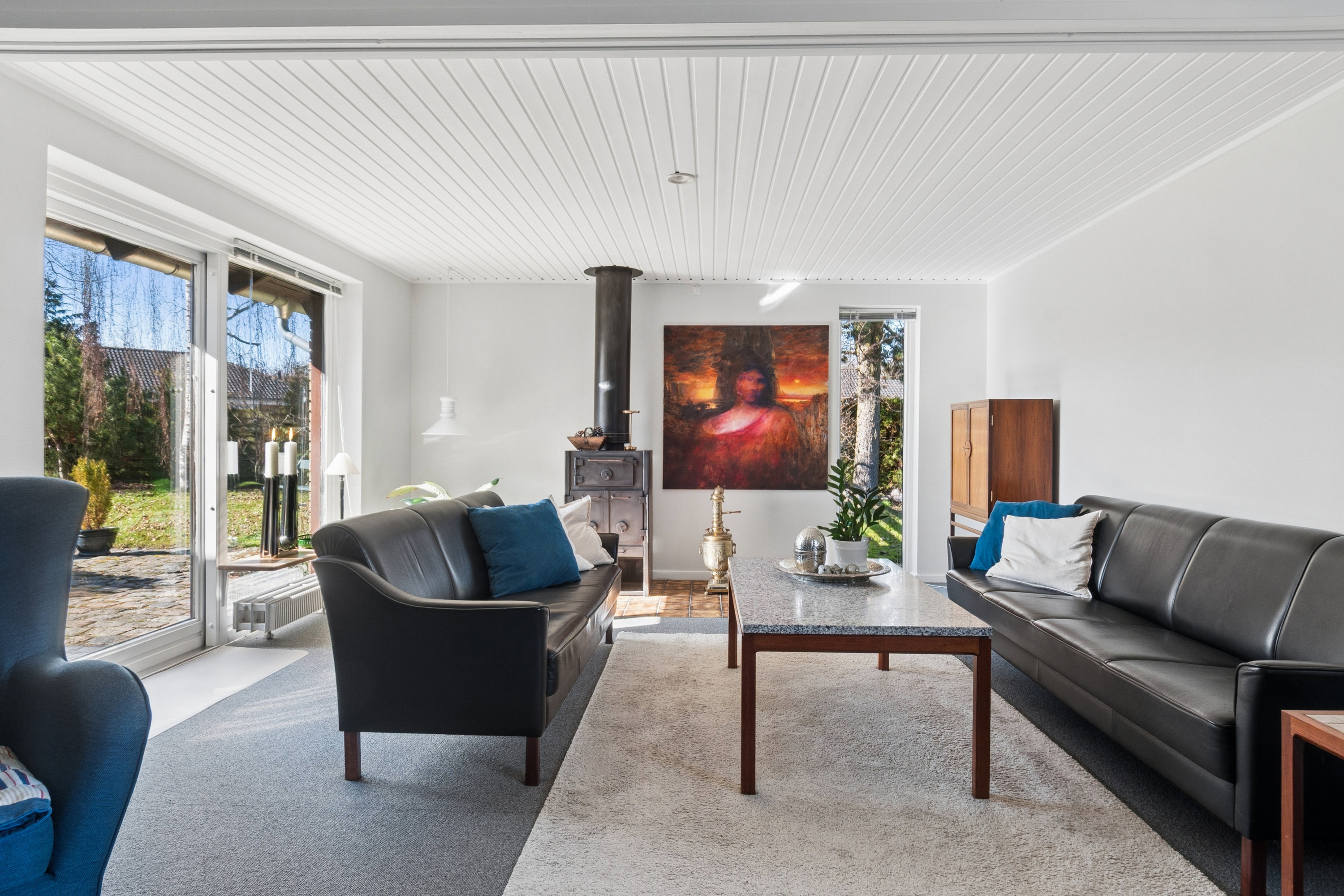 Fremhævet stue billede i fuldskærmstilstand. Billede af Vandmestervej 34, 2630 Taastrup