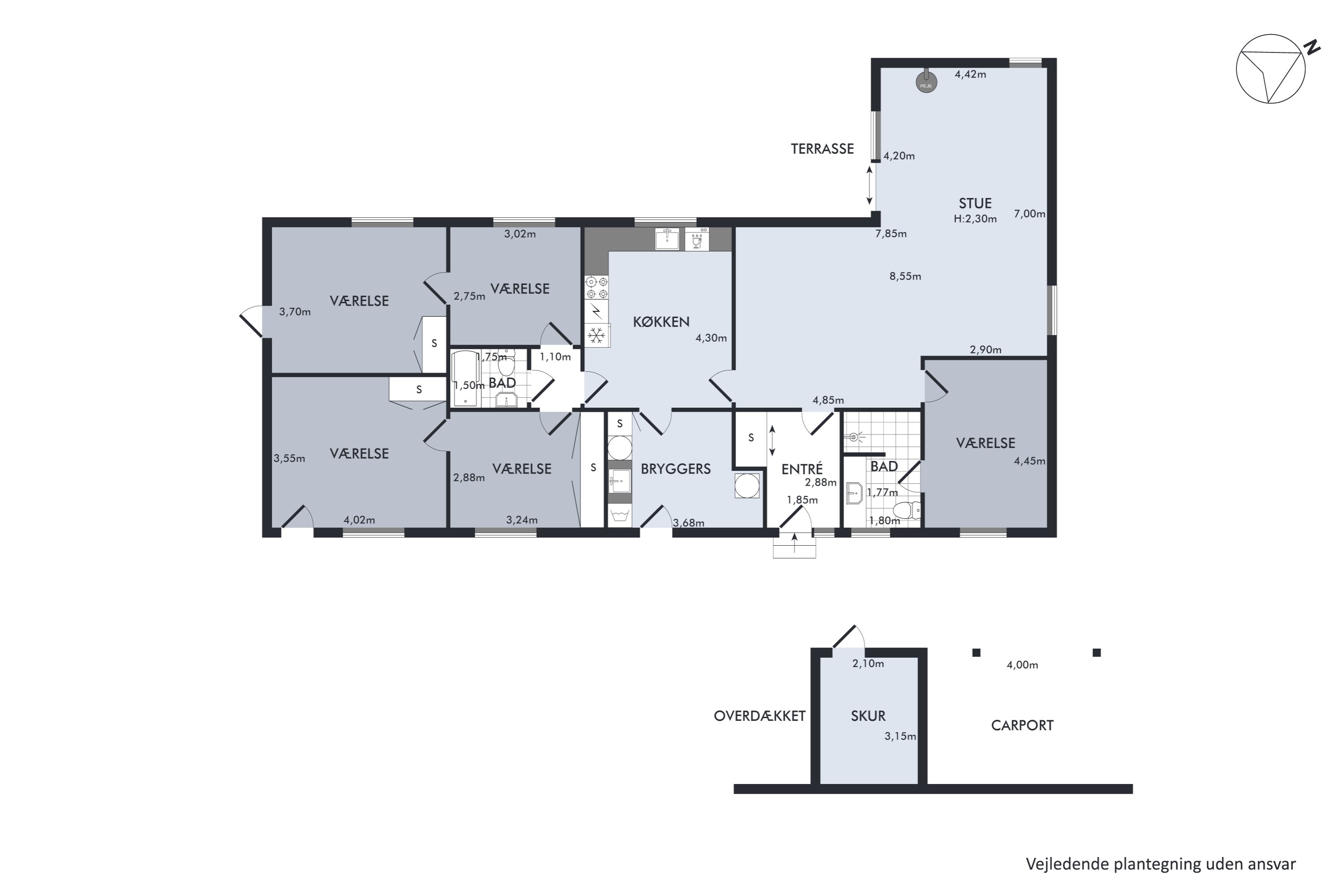 Plantegninger billede af Vandmestervej 34, 2630 Taastrup