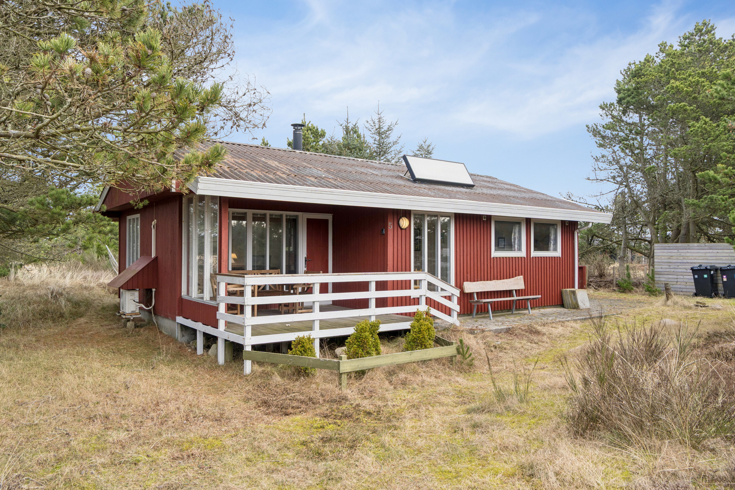 Fritidshus: Set fra haven på Sletningen 5, Klitmøller, 7700 Thisted