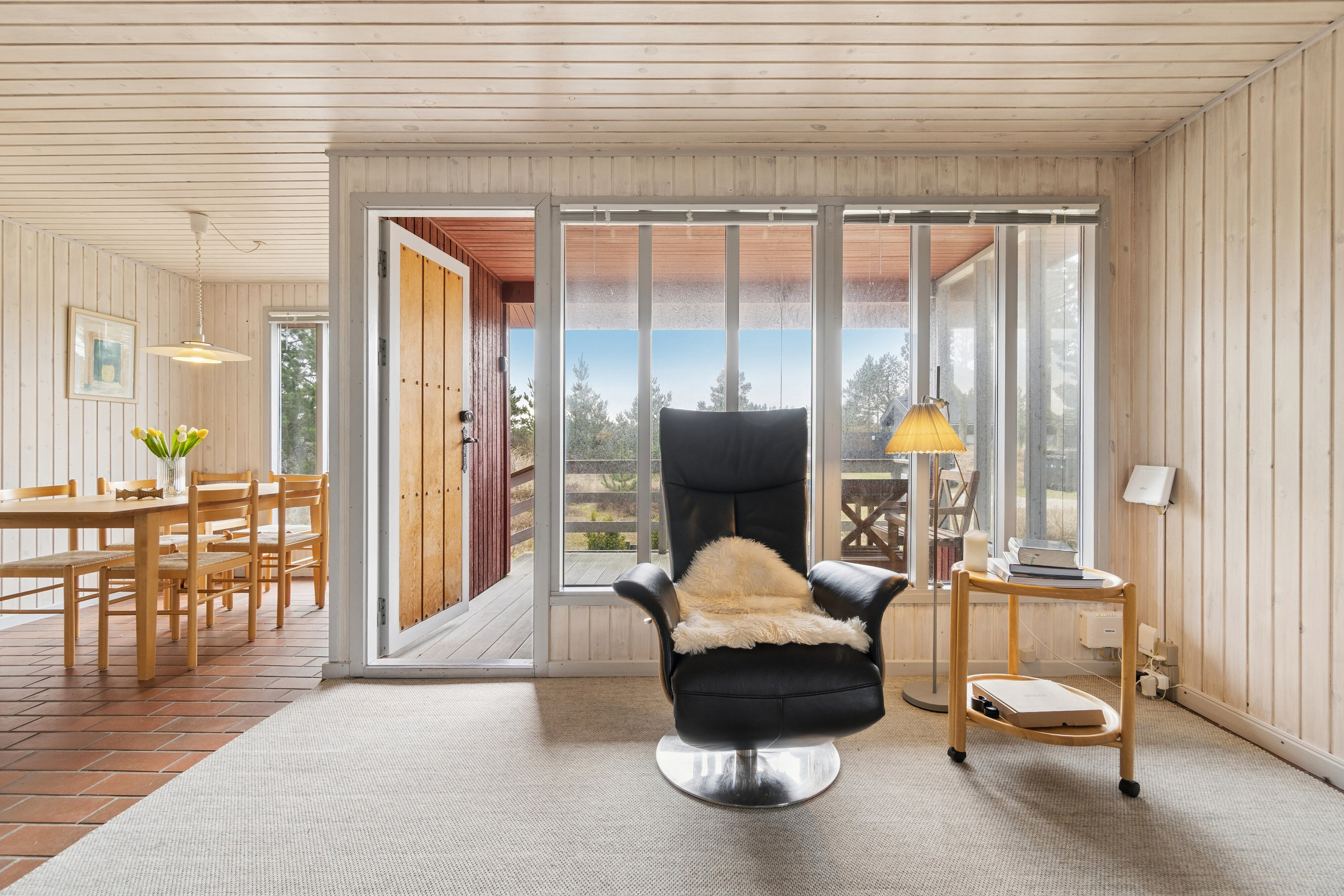 Fremhævet stue billede i fuldskærmstilstand. Billede af Sletningen 5, Klitmøller, 7700 Thisted