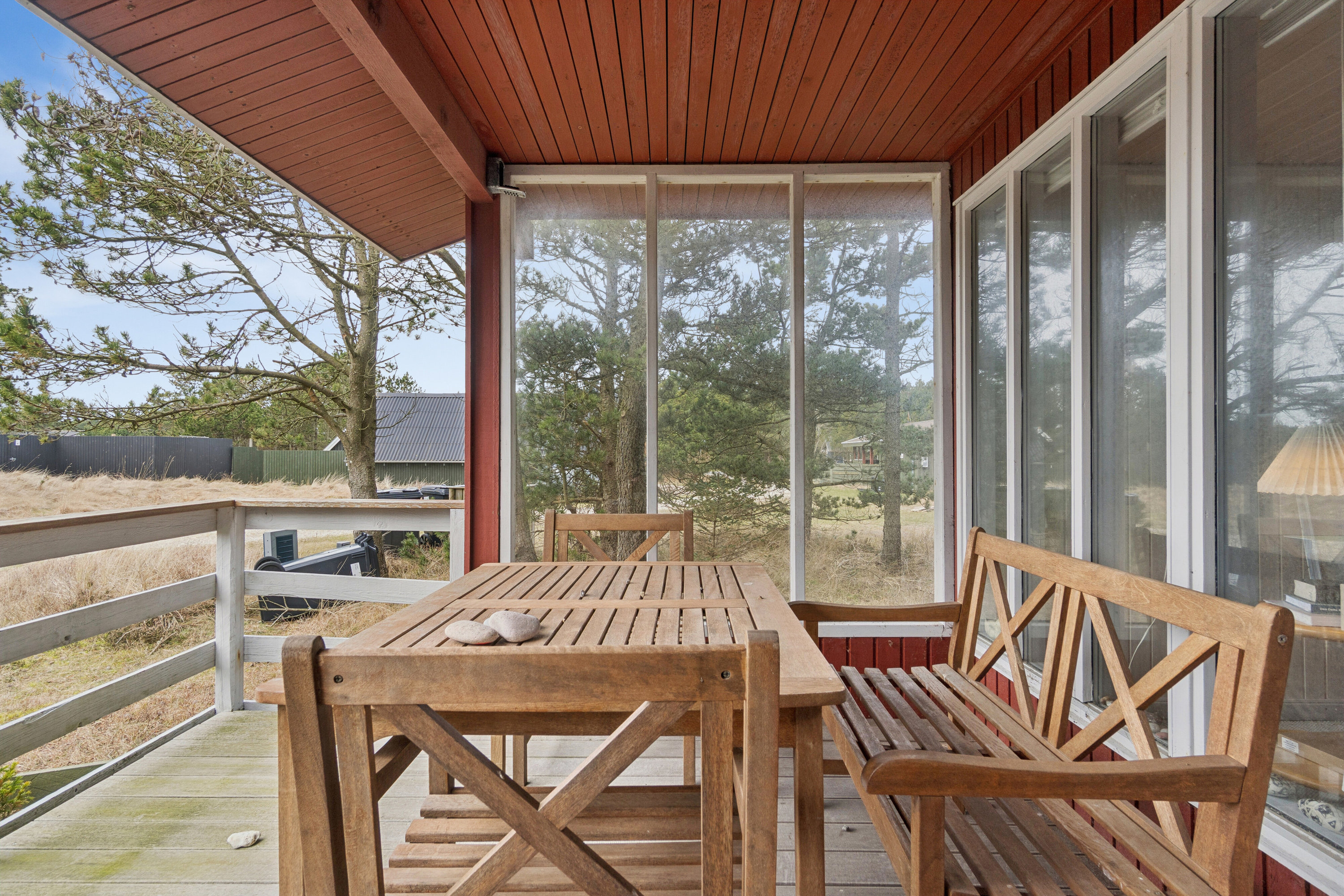 Fremhævet overdækket terrasse billede i fuldskærmstilstand. Billede af Sletningen 5, Klitmøller, 7700 Thisted