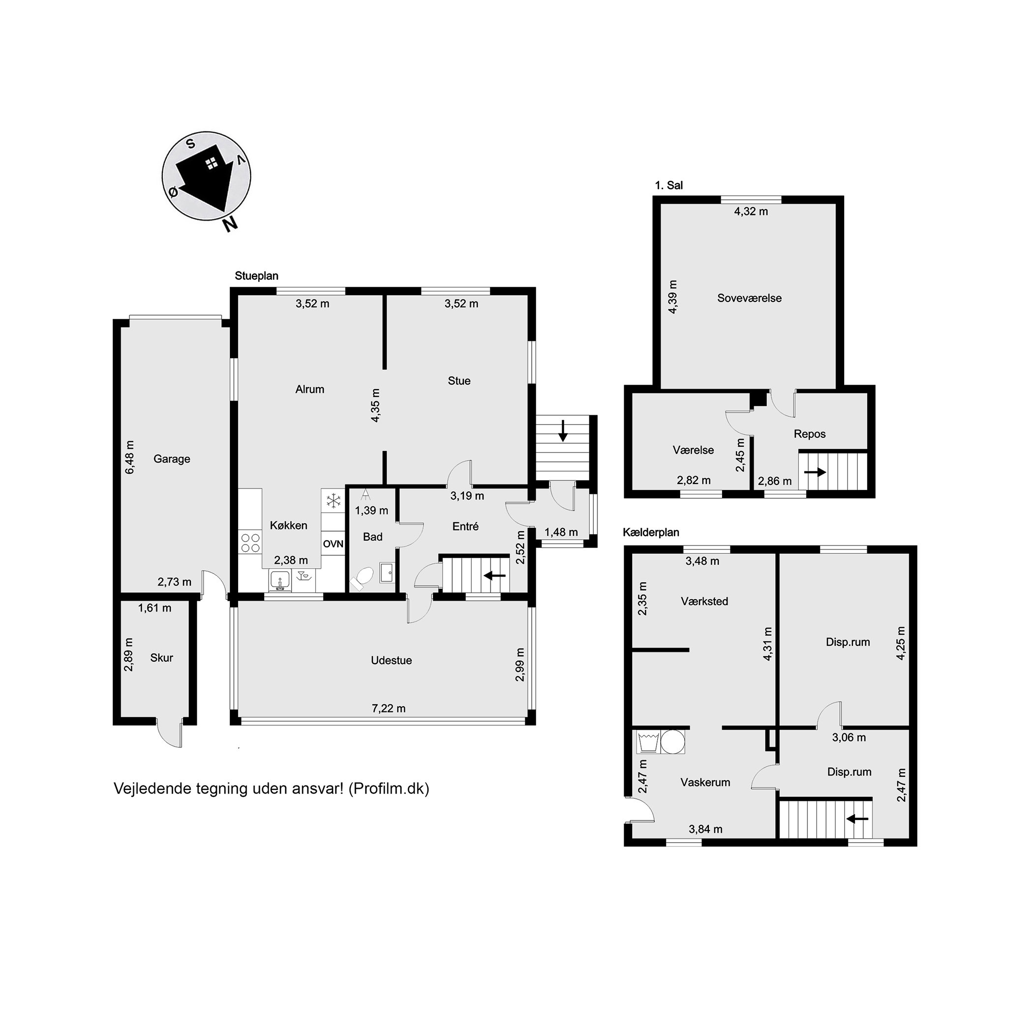 Plantegninger billede af Fjordvej 11, Strandhuse, 6000 Kolding