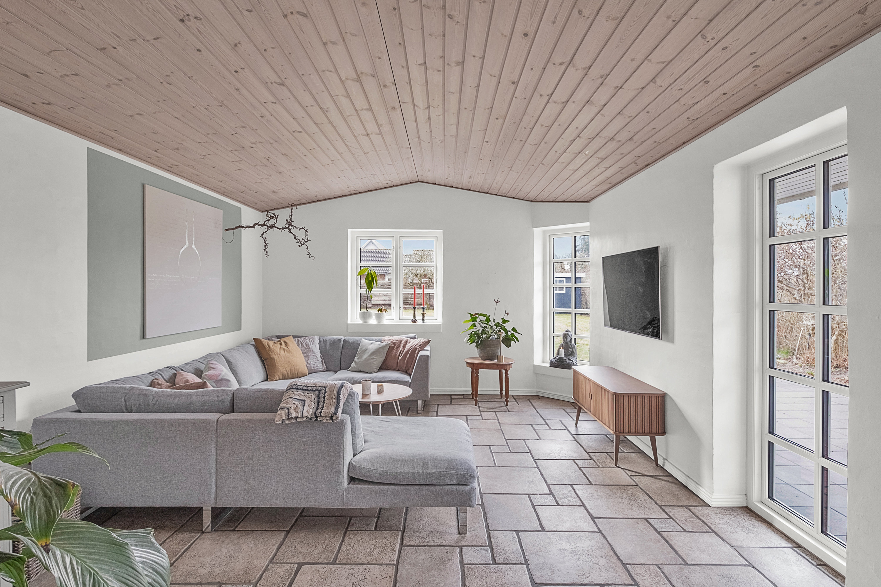 Fremhævet stue billede i fuldskærmstilstand. Billede af Hedevej 53, 8240 Risskov