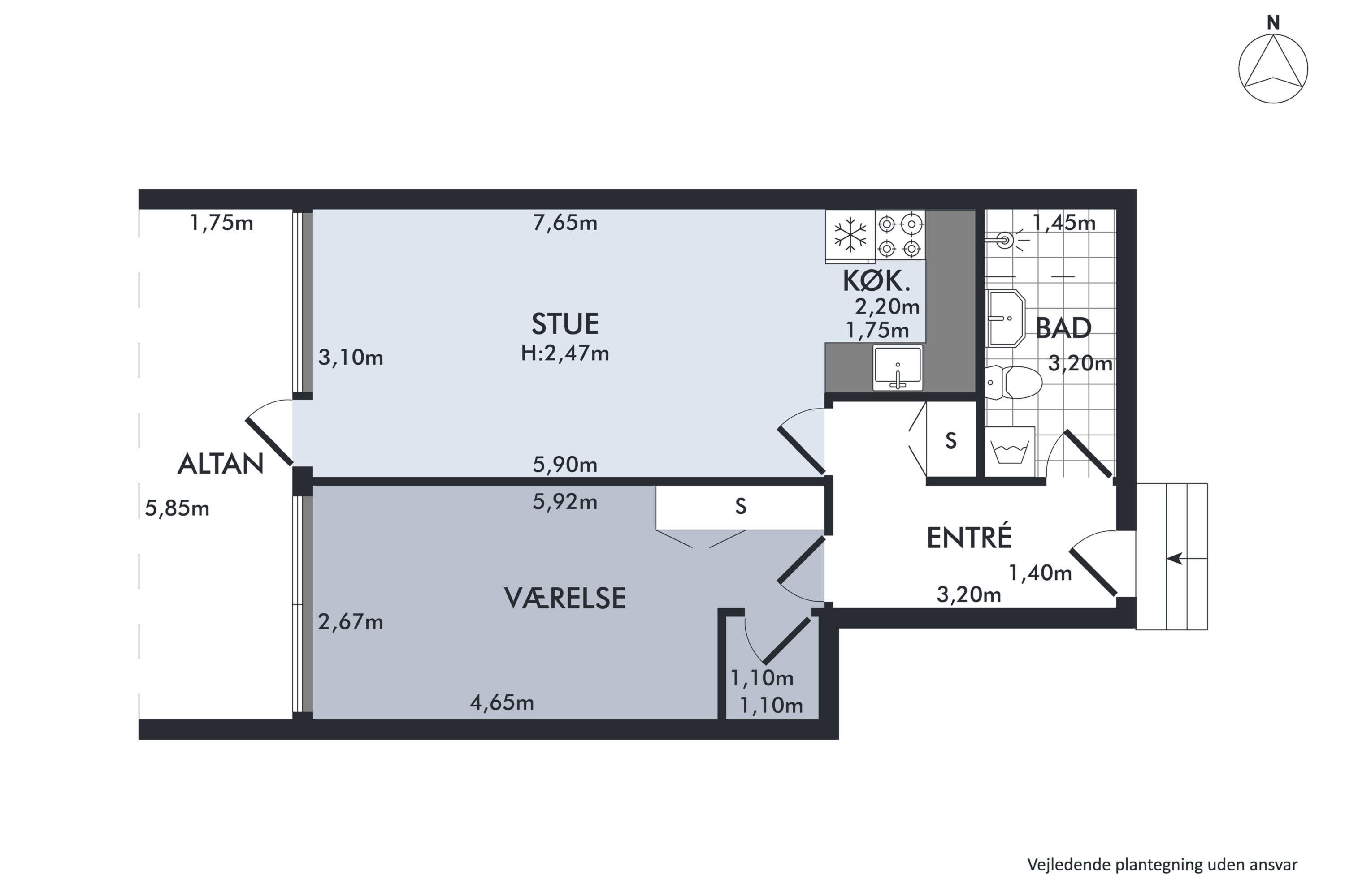 Plantegninger billede af Spaden D 4, 2. 1., Høje Taastrup, 2630 Taastrup