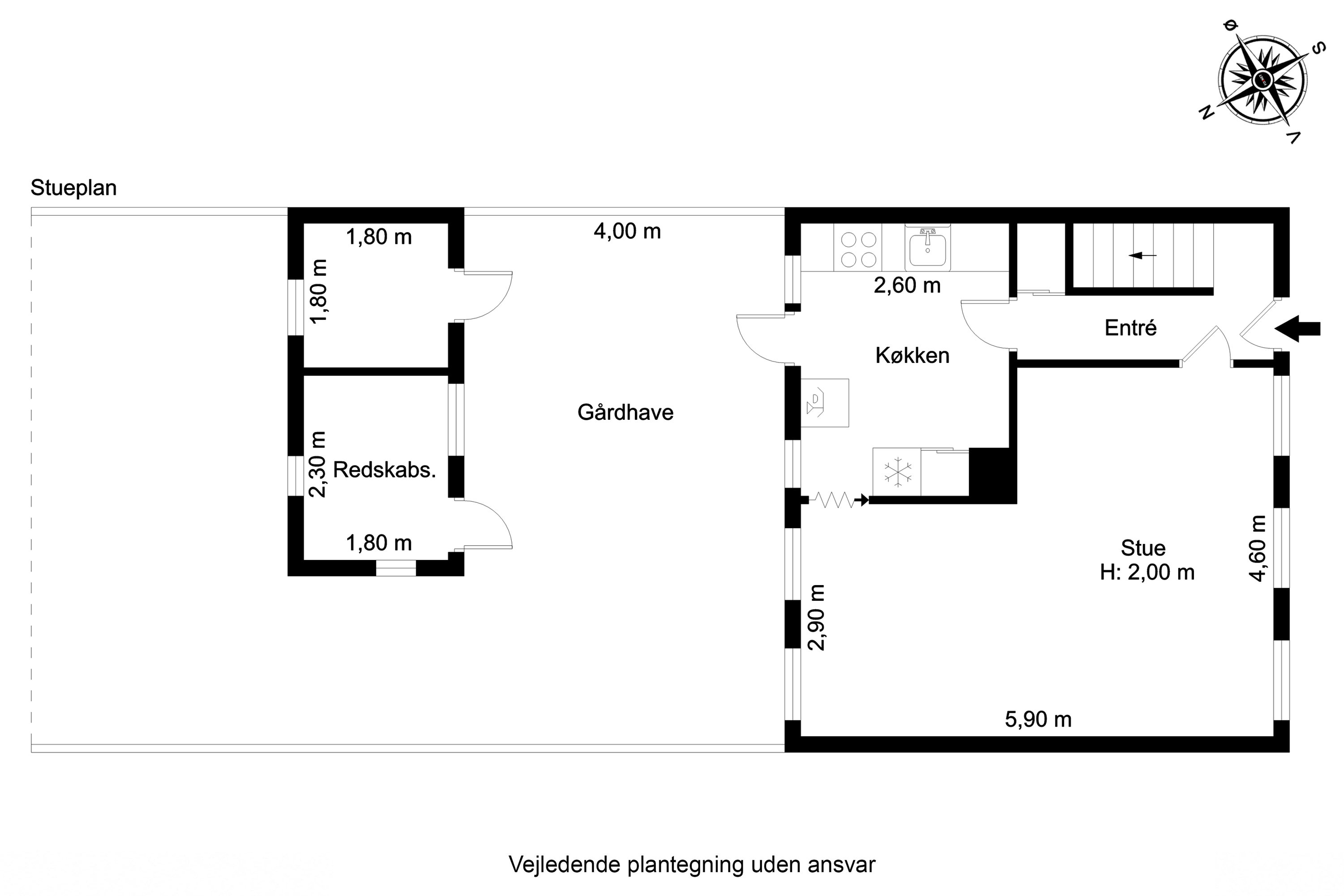 Plantegninger billede af Gyden 7, 5970 Ærøskøbing