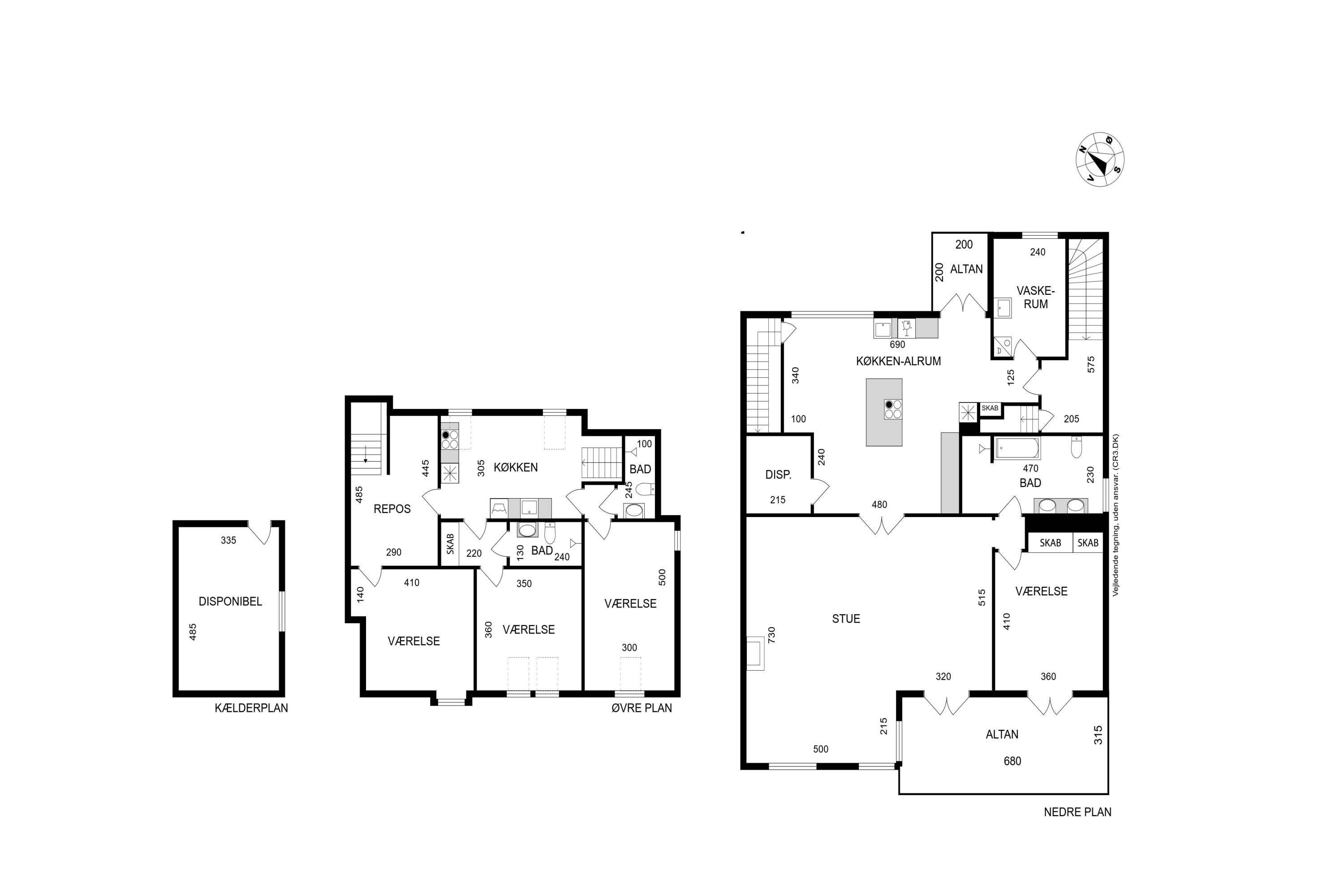 Plantegninger billede af Øster Allé 27, 1., 2100 København Ø