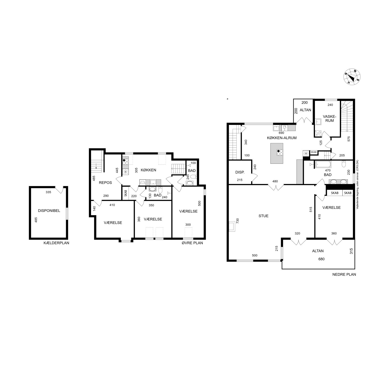 Plantegninger billede af Øster Allé 27, 1., 2100 København Ø