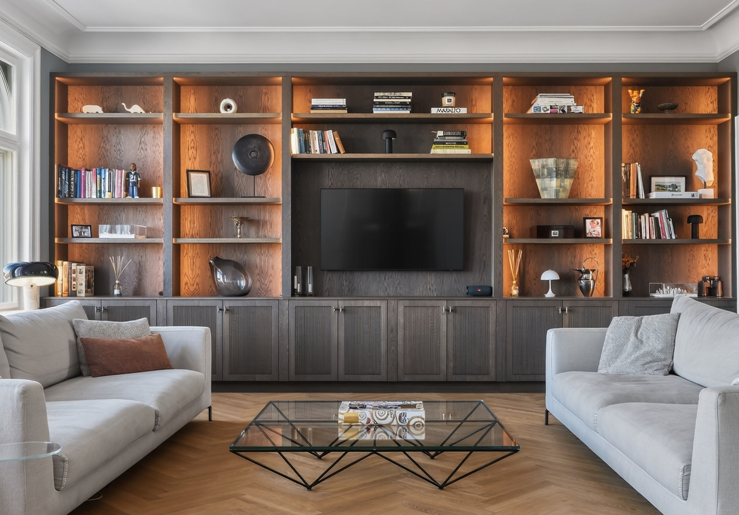 Fremhævet stue billede i fuldskærmstilstand. Billede af Dag Hammarskjölds Allé 1B, 4., 2100 København Ø