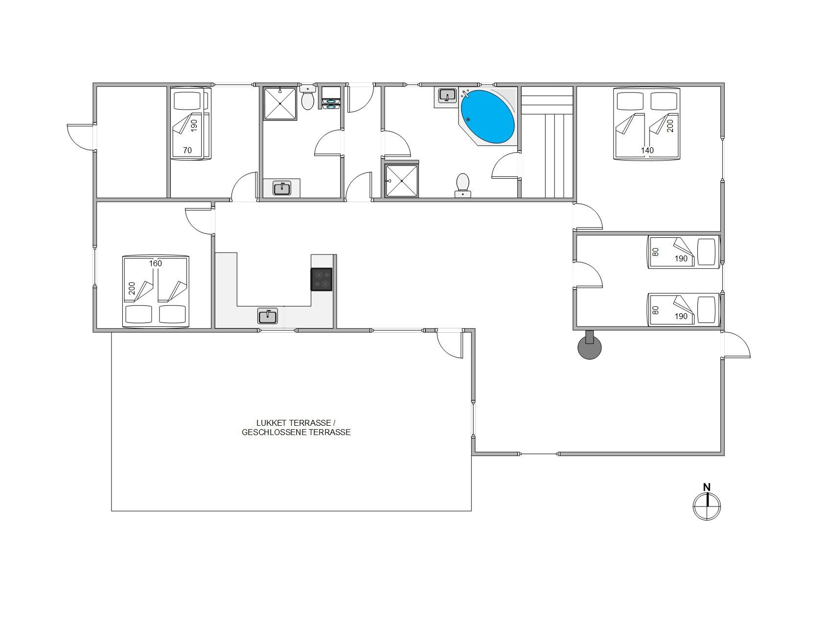 Plantegninger billede af Hafavej 20, Søndervig, 6950 Ringkøbing