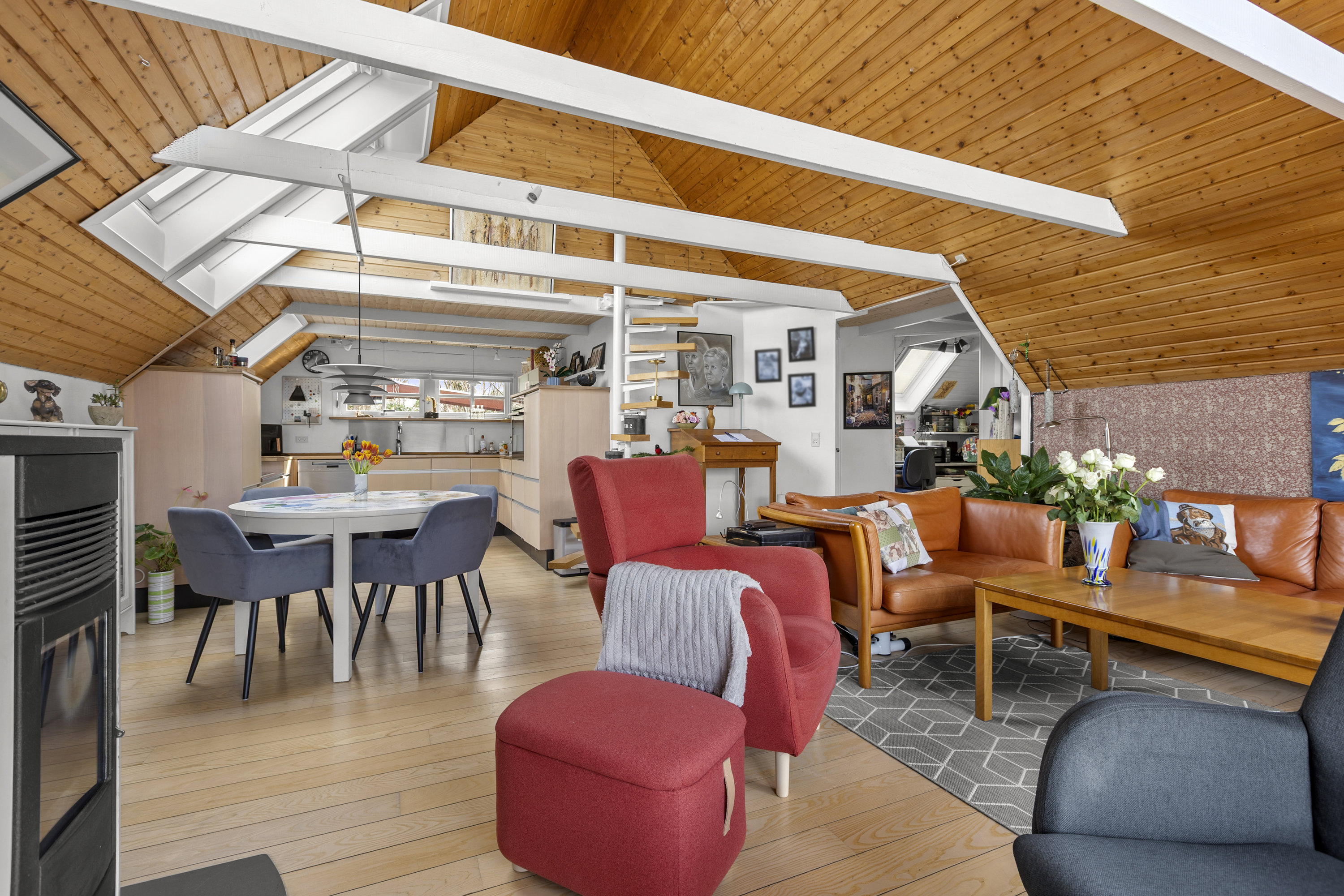 Miniaturebillede 2: stue. Billede af Elverhøjen 6, 4400 Kalundborg