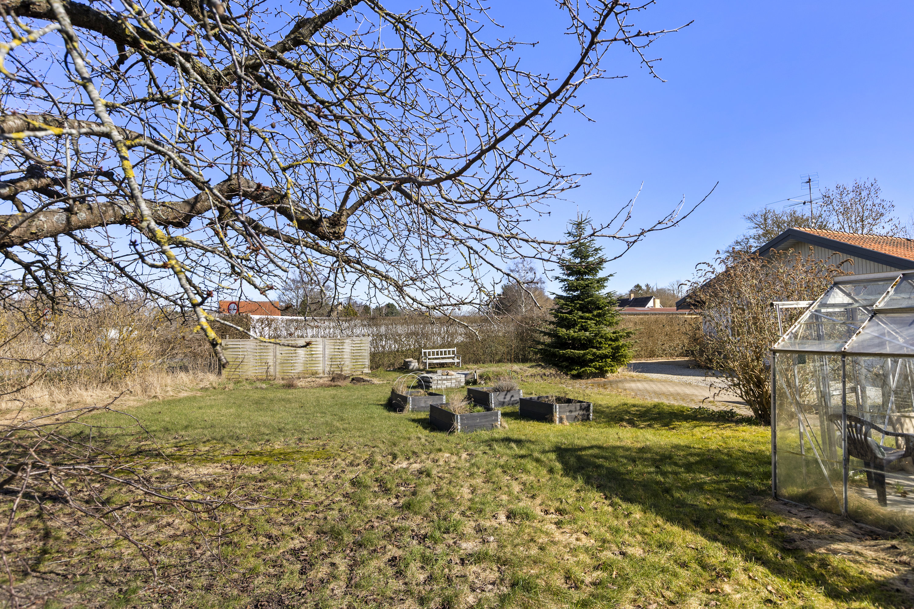 Fremhævet have billede i fuldskærmstilstand. Billede af Skolelodden 12, Viskinge, 4470 Svebølle