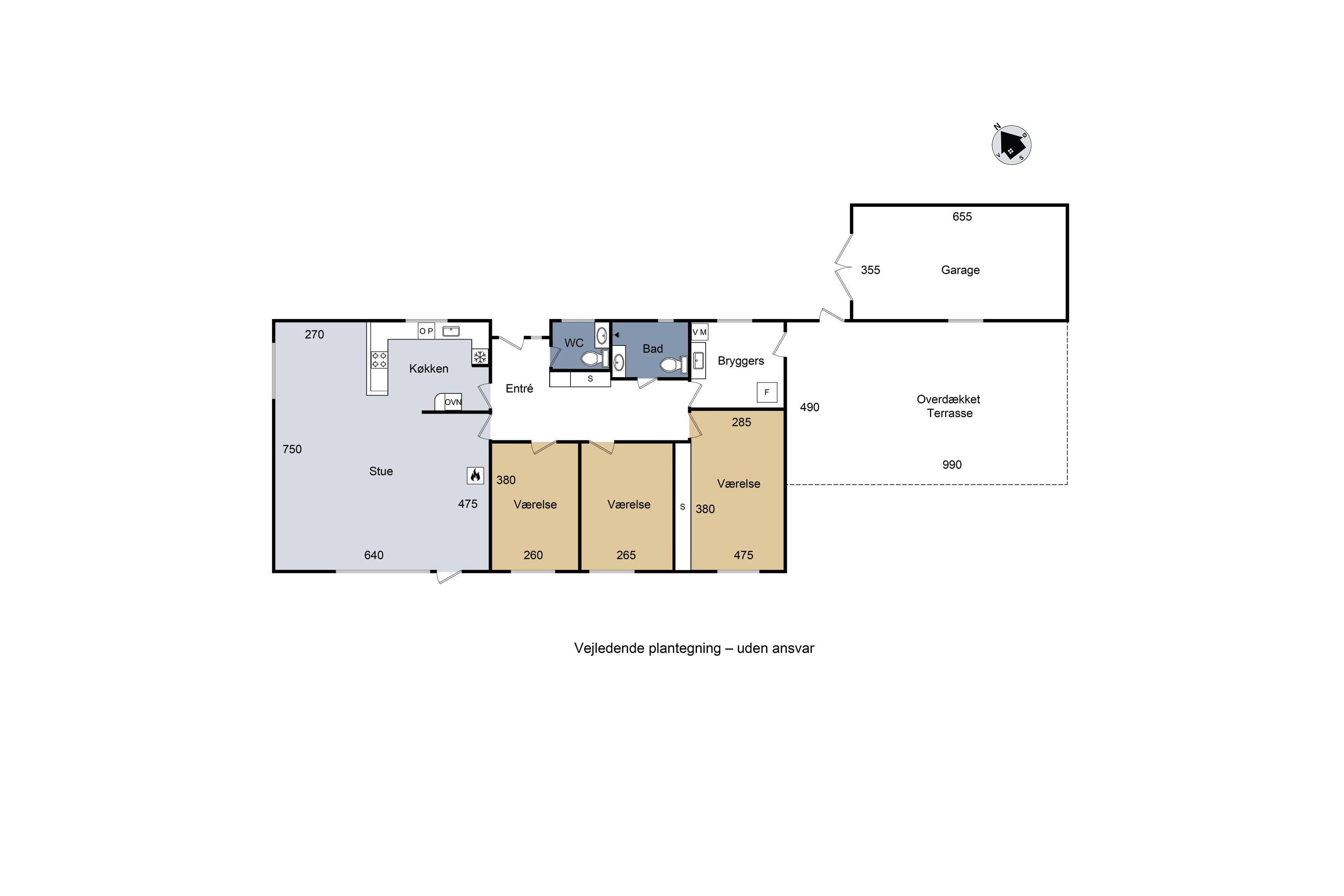 Plantegninger billede af Skolelodden 12, Viskinge, 4470 Svebølle