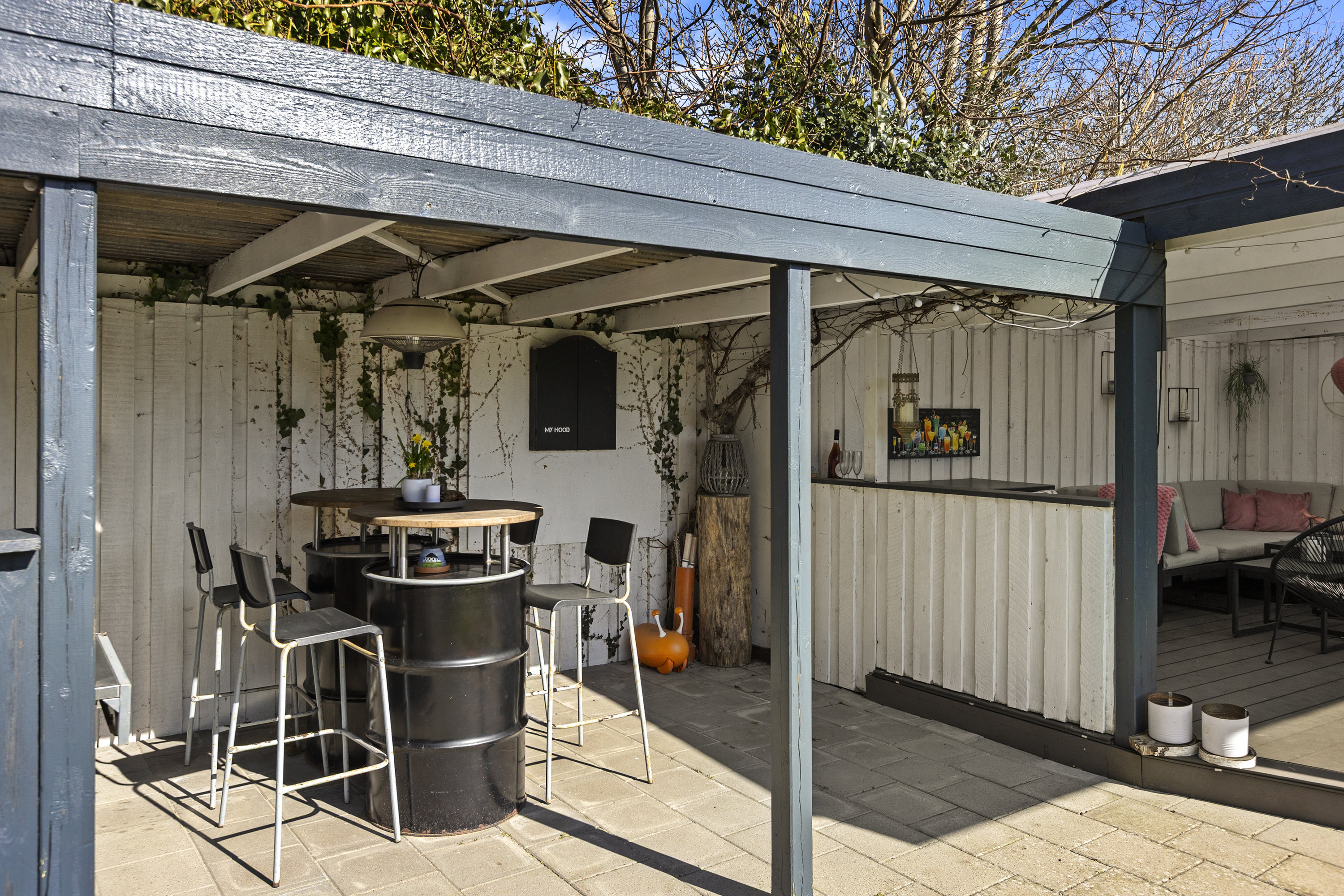 Fremhævet overdækket terrasse billede i fuldskærmstilstand. Billede af Bøgevej 1, 4400 Kalundborg