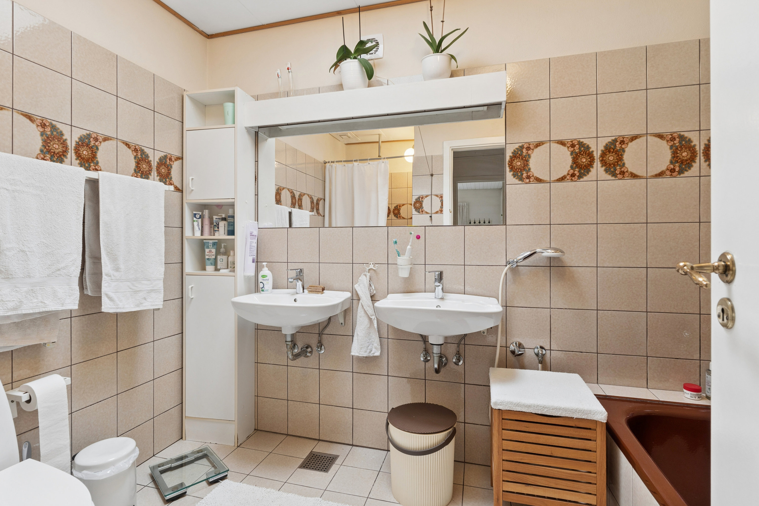 Fremhævet badeværelse billede i fuldskærmstilstand. Billede af Vejenbrødvej 34, 2980 Kokkedal