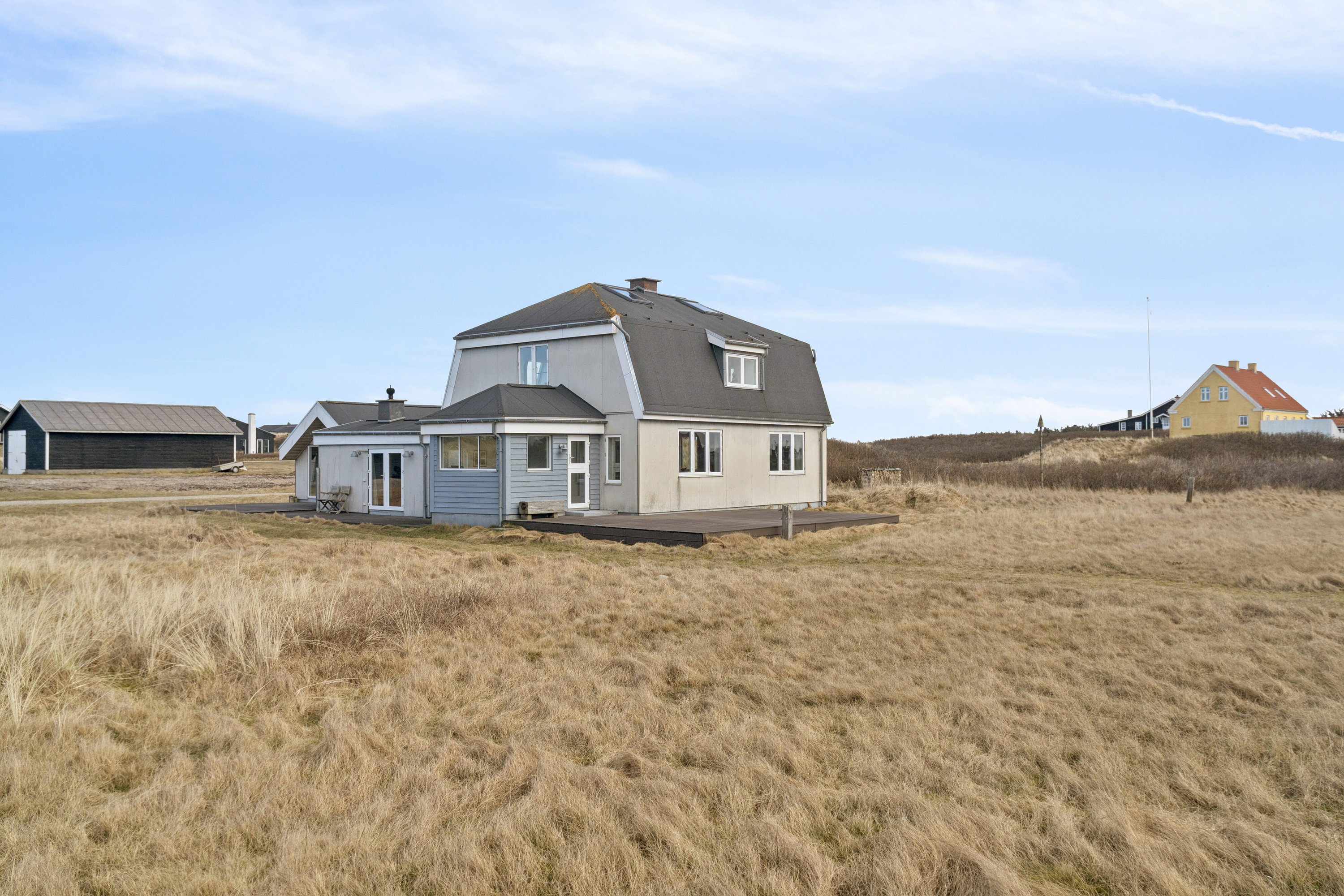 Fremhævet set fra haven billede i fuldskærmstilstand. Billede af Helmevej 4, Agger, 7770 Vestervig