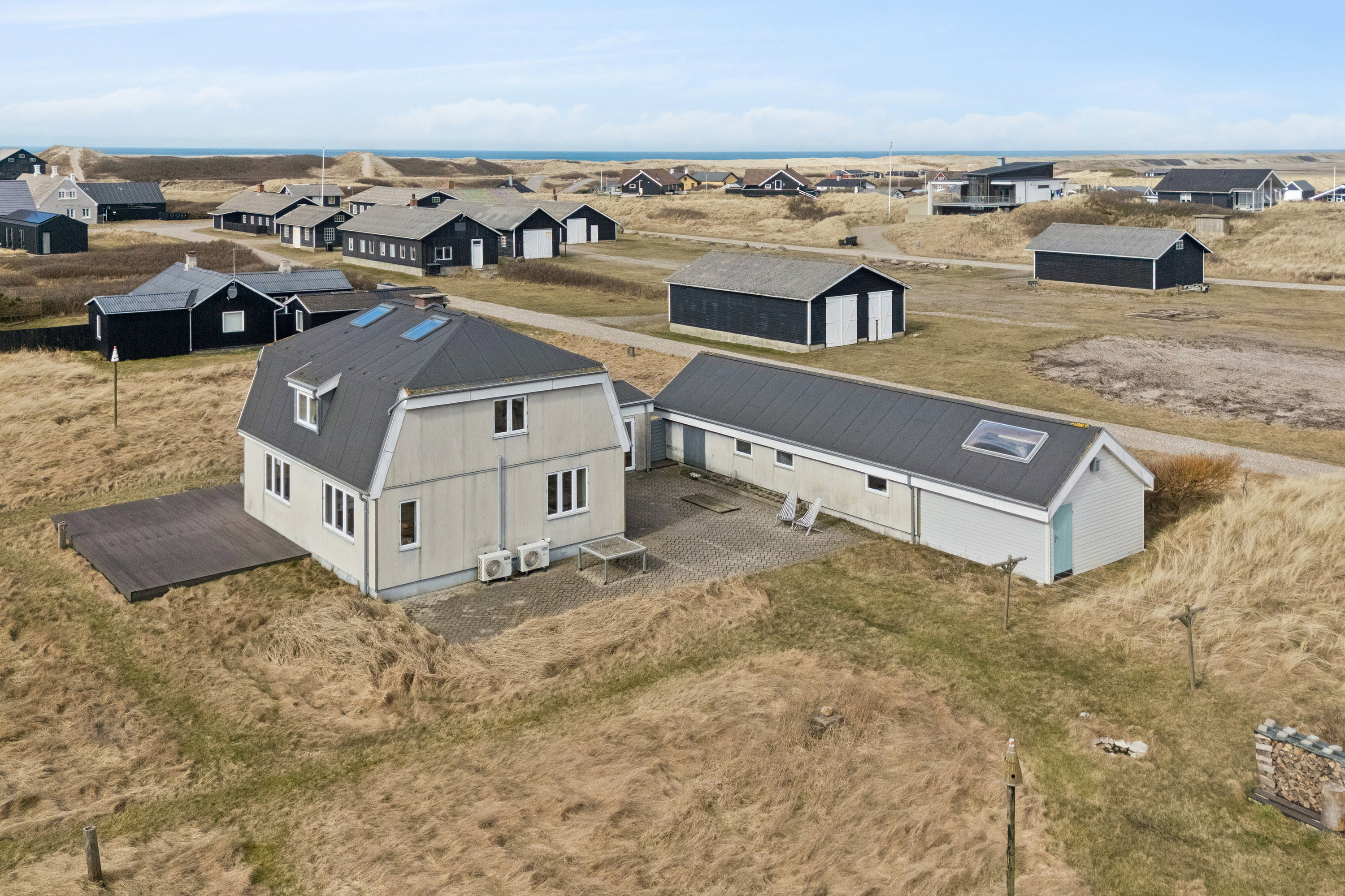 Villa: Luftfoto på Helmevej 4, Agger, 7770 Vestervig