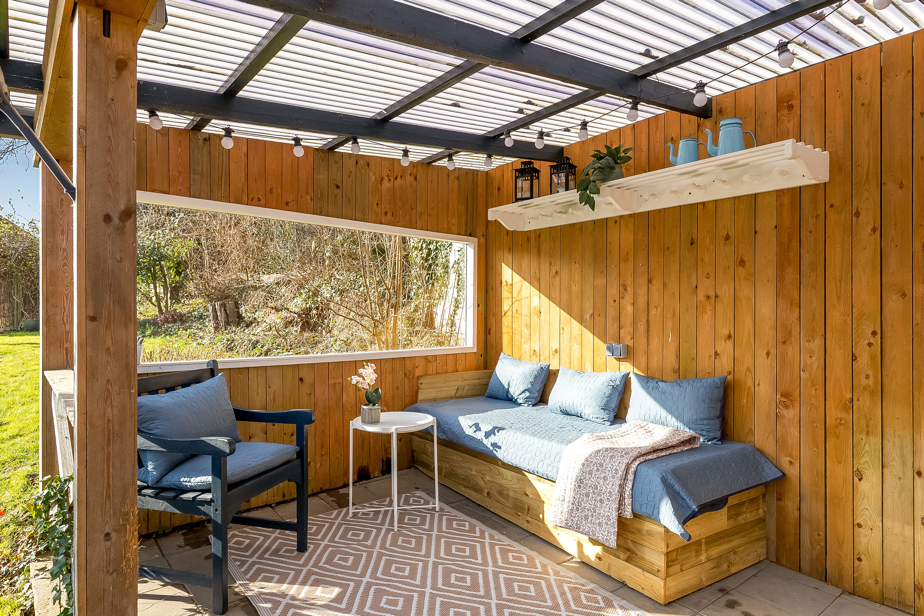 Fremhævet overdækket terrasse billede i fuldskærmstilstand. Billede af Seest Bakke 109, 6000 Kolding