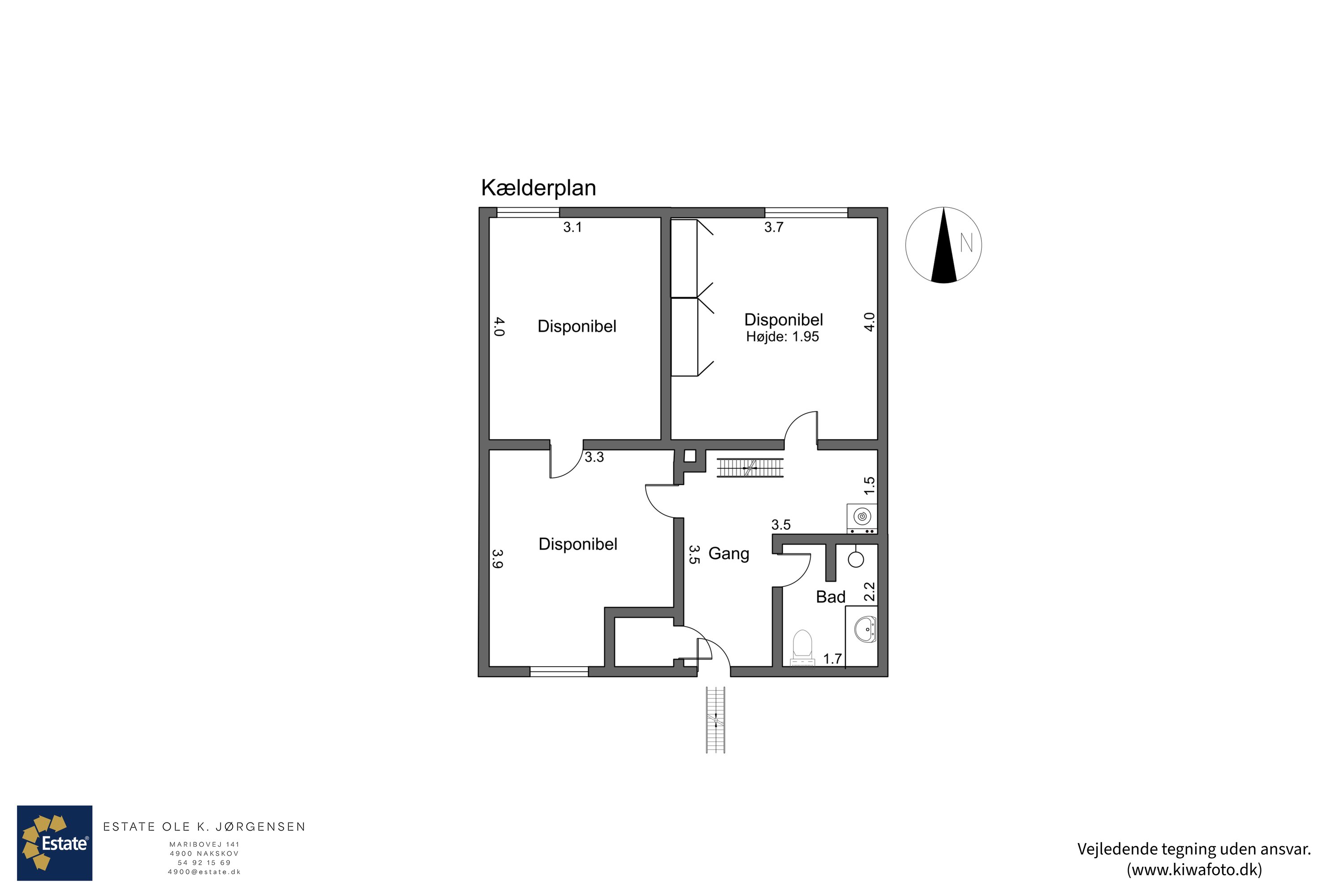 Plantegninger billede af Rosmarksvej 2, 4900 Nakskov