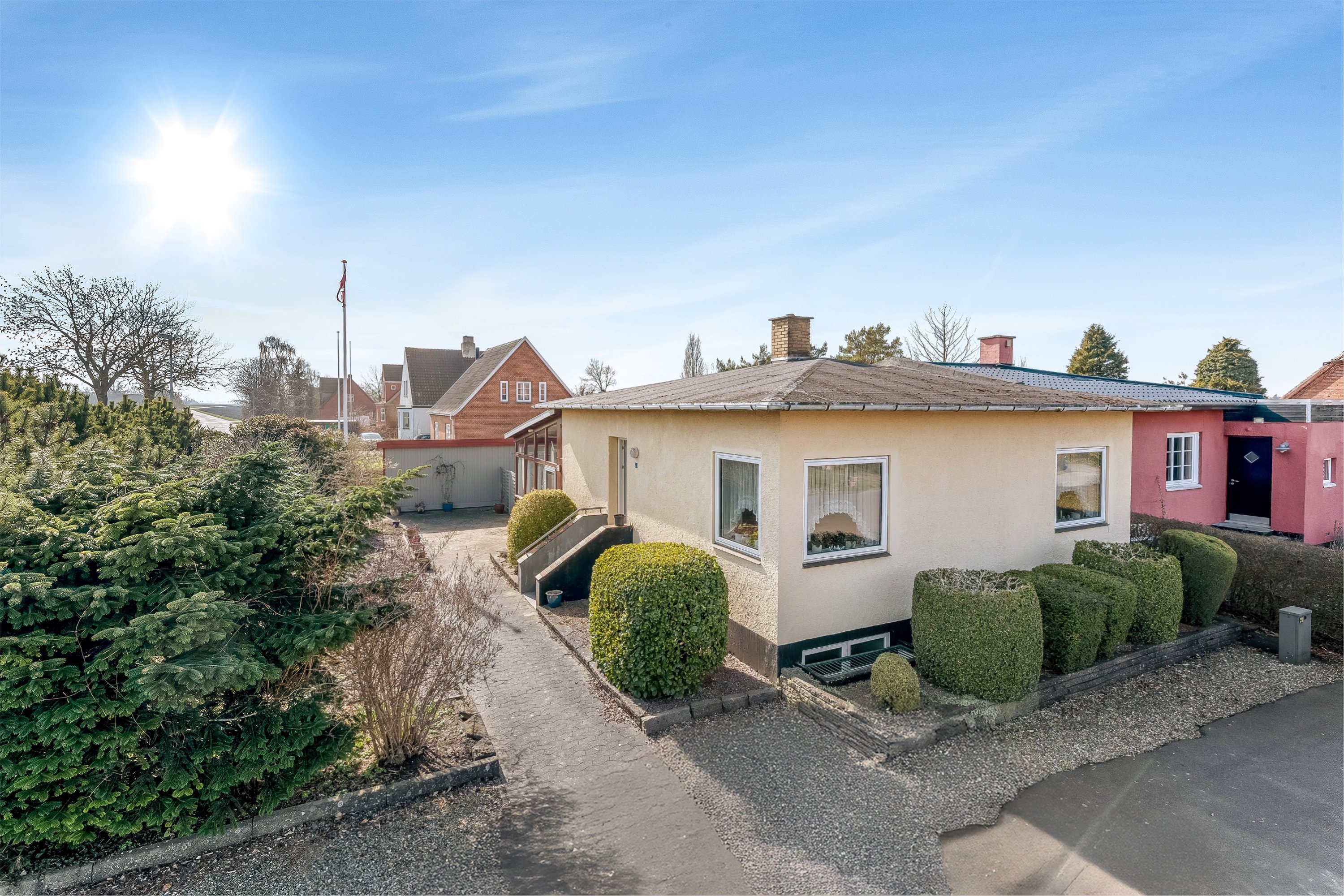 Rækkehus: Mastefoto på Rosmarksvej 2, 4900 Nakskov