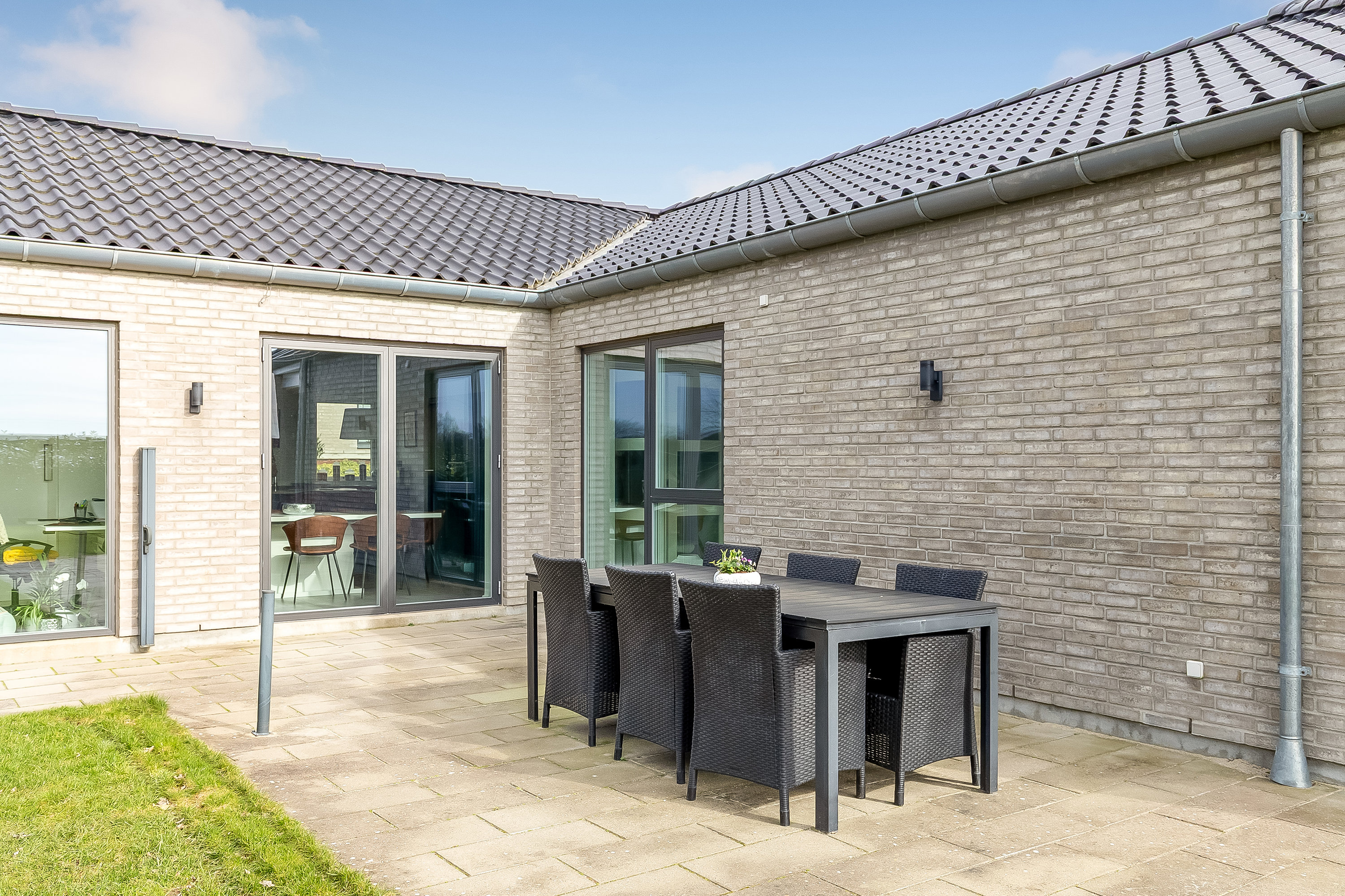 Fremhævet terrasse billede i fuldskærmstilstand. Billede af Vindinghave 16, 7100 Vejle