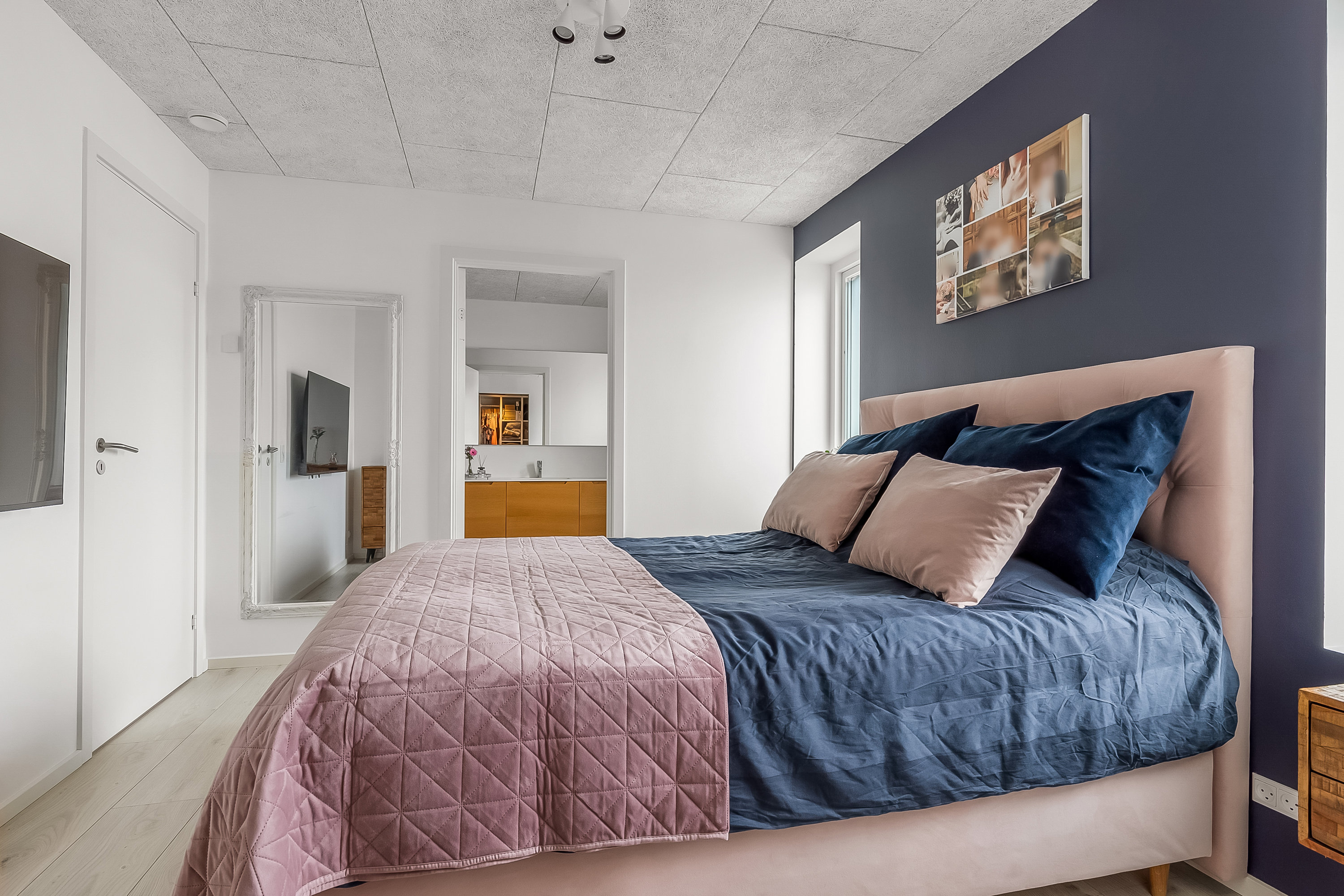 Fremhævet soveværelse billede i fuldskærmstilstand. Billede af Vindinghave 16, 7100 Vejle