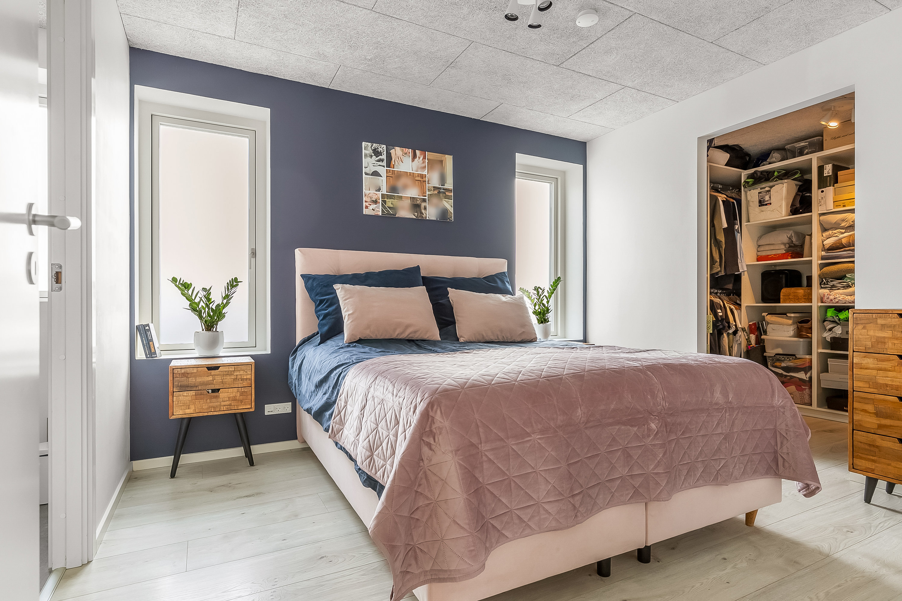 Fremhævet soveværelse billede i fuldskærmstilstand. Billede af Vindinghave 16, 7100 Vejle