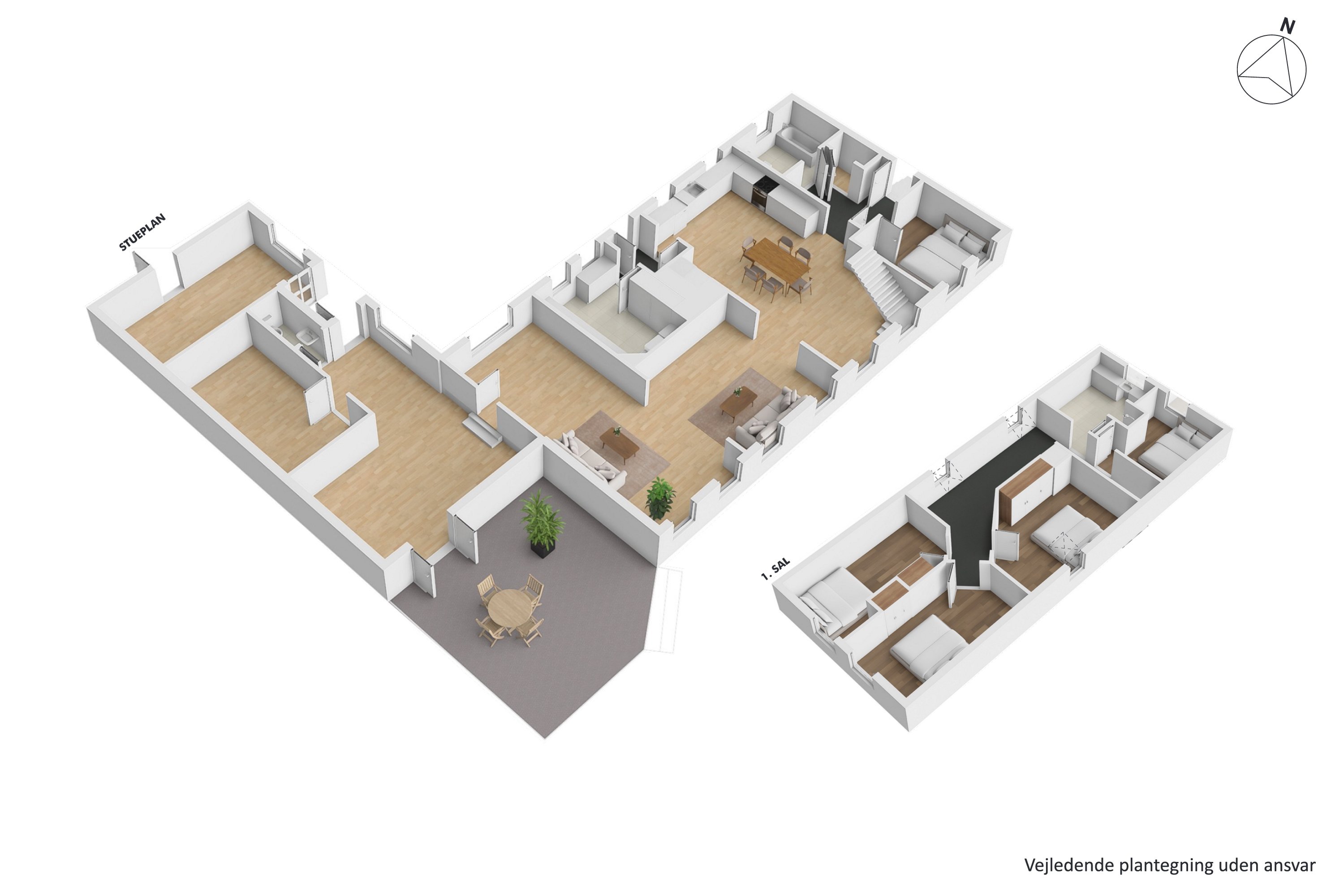 Plantegninger billede af Enggade 3, 8723 Løsning